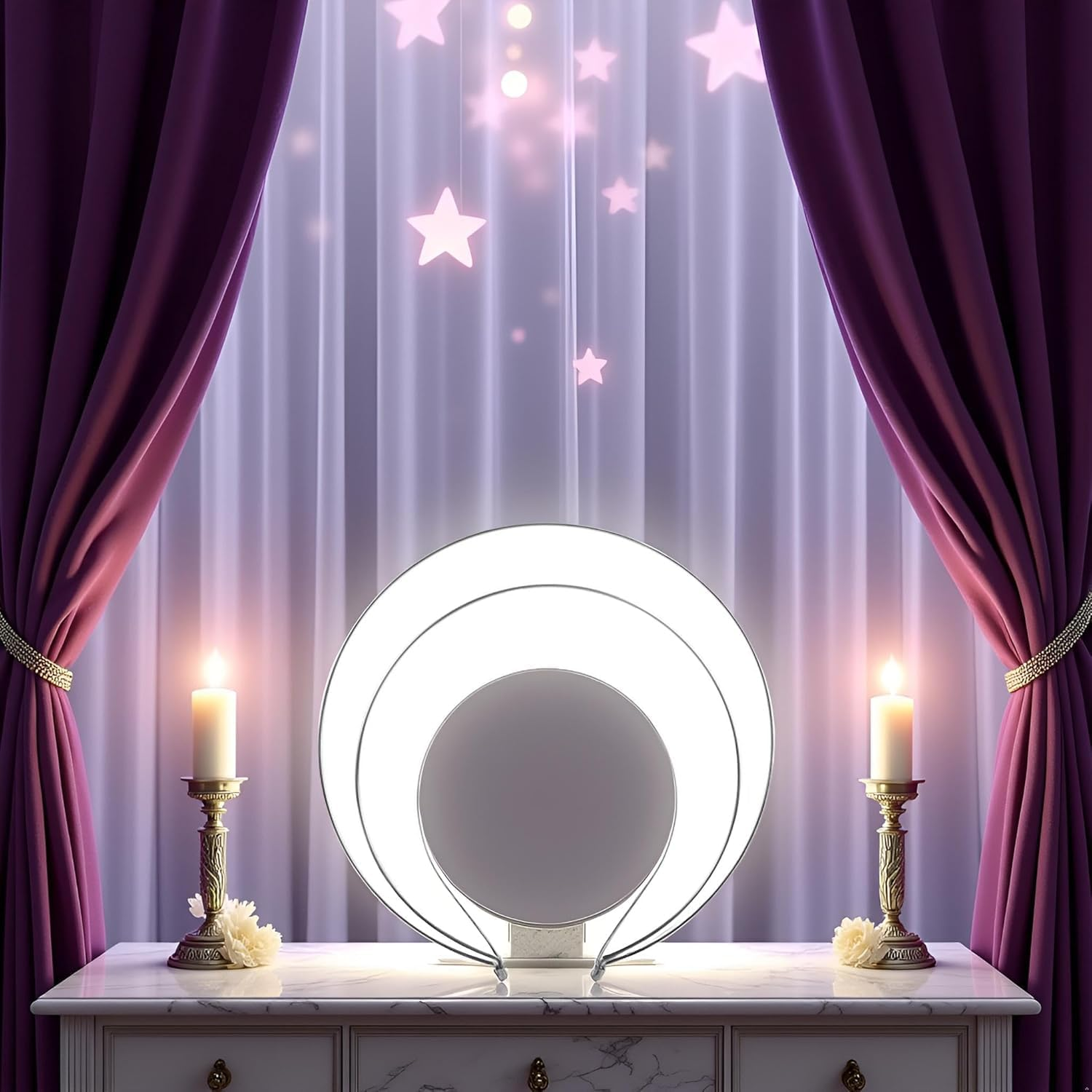 Silver Goddess Headpiece - Multilayer Hair Crown with Metal Base, DIY Headband for Women and Girls, Hair Accessories