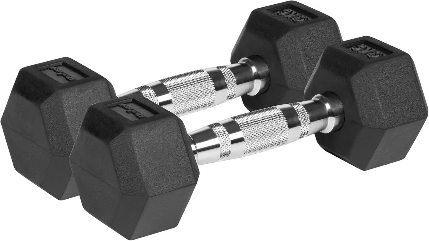 Rebel Dumbbell Cast Iron Rubber Plated HEX 2X3 Kg RBA-2325-03 image number 1