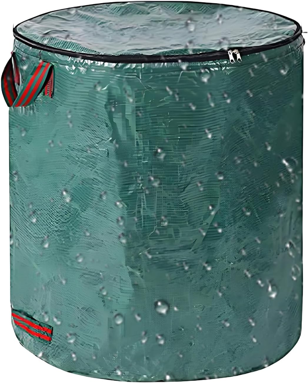 Qkbuza Garden Bag for Leaves | Heavy Duty Stand up Yard Waste Bin,Foldable Garbage Can Bin with Reinforced Handles for Basement, Moving, Cleanup