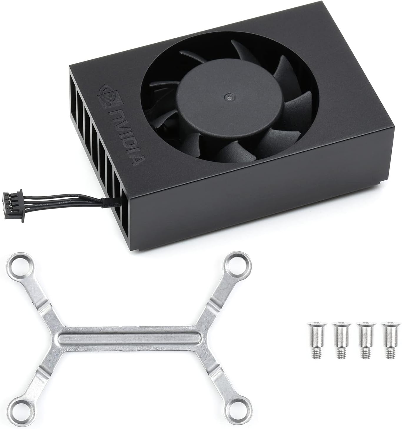 Waveshare Official Cooling Fan Compatible with Jetson Orin NX and Jetson Orin Nano, Speed-Adjustable, with Elastic Bracket and Height-Limited Screws image number 2