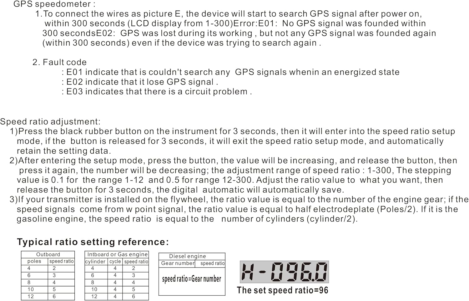 ELING 85Mm GPS Speedometer 0-200Km/H with Tachometer 0-8000RPM 12V with Backlight for Racing Motor Van (Black+Stainless Steel) image number 2