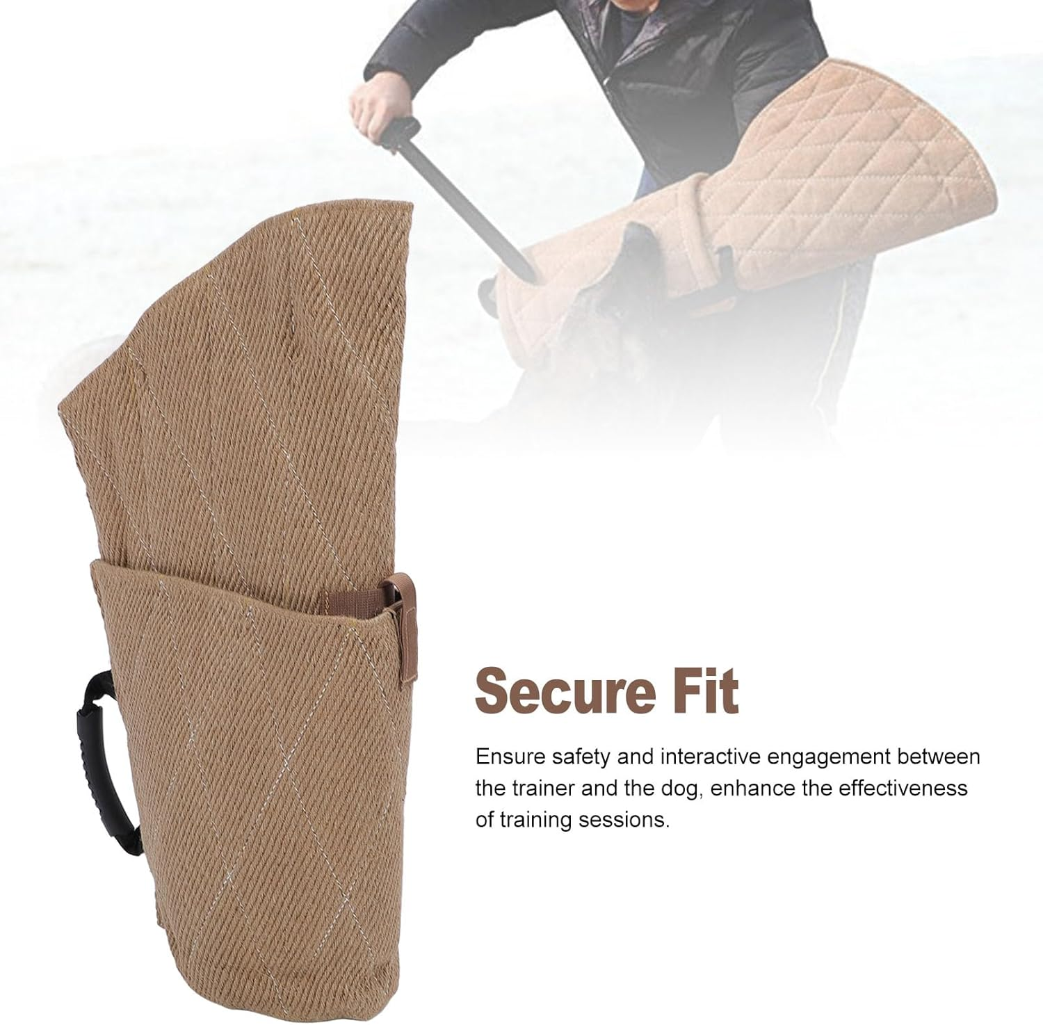 Dog Bite Sleeve, Training Equipment for Medium, Large Dogs like German Shepherds and Pitbulls, Safe Strong Arm Padded Biting Sleeve for Personal Trainers German Shepherd Malinois image number 6