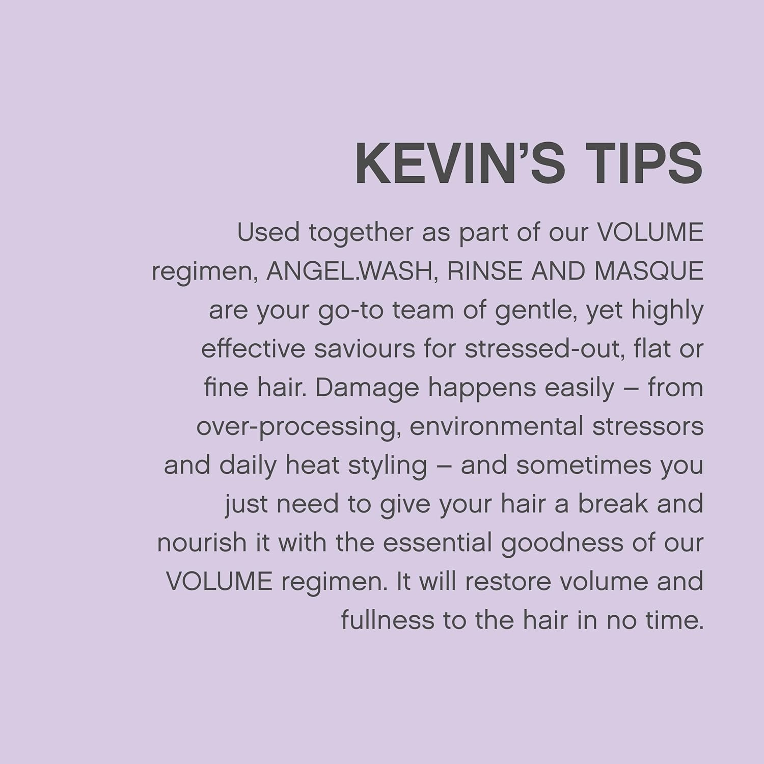 KEVIN.MURPHY BLONDE.ANGEL.WASH - Blonde Shampoo - Purple Shampoo for Blonde & Grey Hair - Colour Enhancement Hair Care - Colour Safe - Paraben & Sulphate Free - 1000 Ml / 33.8 Fl Oz image number 2