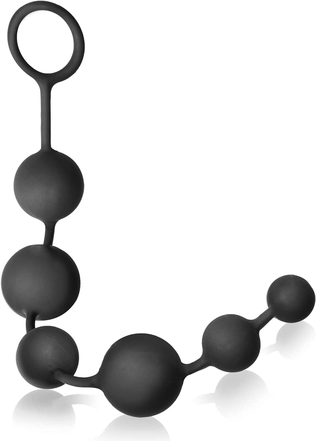 Beads for Men/Women - 100% Silicone with Gradual Size Increase & Safe Pull Ring - Easy to Clean Toys, BPA & Phthalate Free