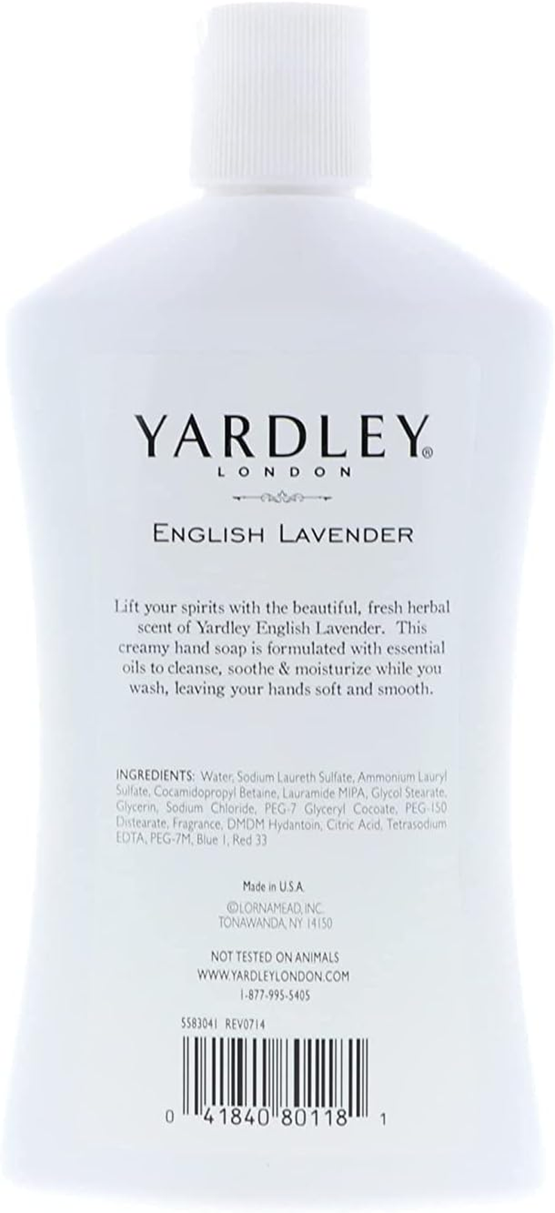 (Pack of 3) - Yardley London Luxurious Hand Soap Refill, Flowering English Lavender 470Ml (Pack of 3)