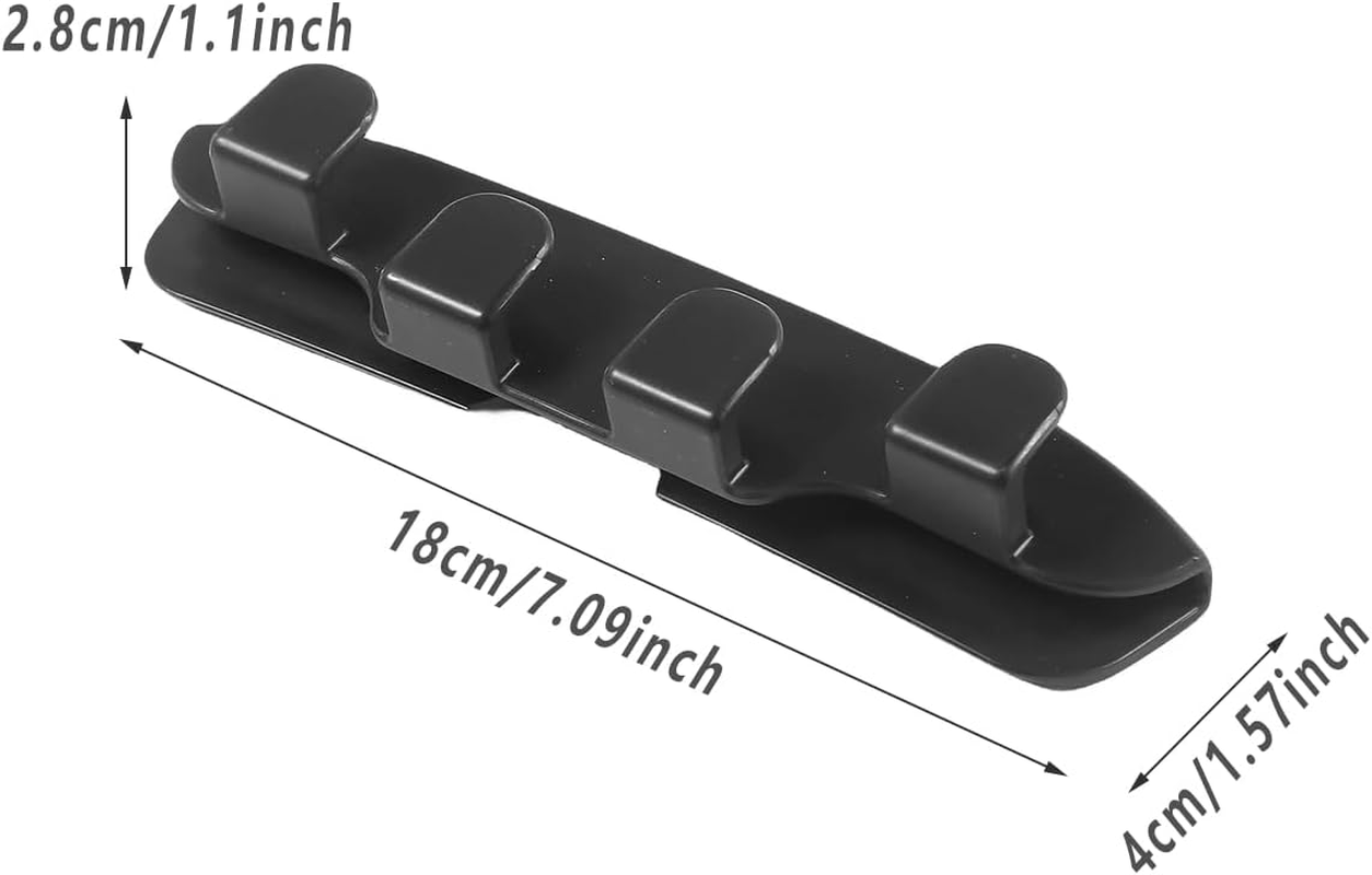 AIMALL Car Seat Back Hook for Tesla Model 3 and Model Y, Pack of 2, Interior Modification Accessory, Front Trunk Storage Rack, Easy Install, Durable Organiser for Bags and Groceries image number 4