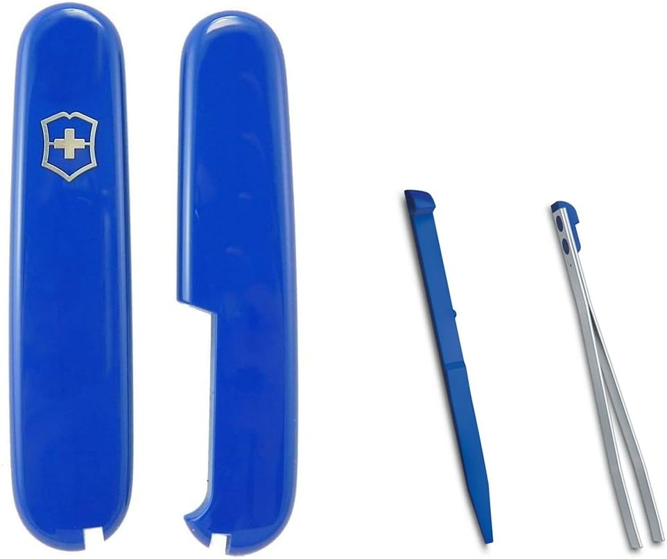 Victorinox Translucent Blue Scales + Colour Accessories for 91Mm Swiss Army