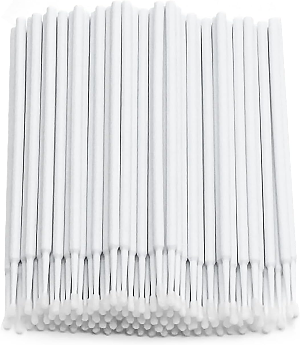 Touch up Paint Brushes for Automotive Paint Chip Repair Disposable Micro Applicators 1.2MM White 100PCS - White image number 6