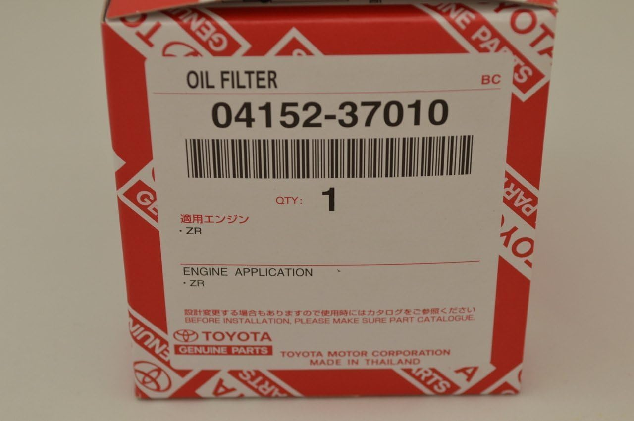 Toyota Genuine Parts Oil Filter Element Kit Part Number 04152-37010 image number 4