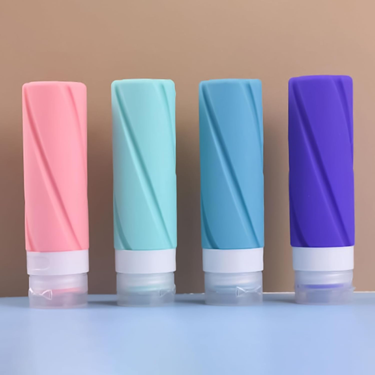 Travel Bottles for Toiletries - Travel Size Shampoo Spray Bottles | Leak Proof Empty Toiletry Containers Set Body for Shower Camping Holiday Vacation Road Trip image number 6