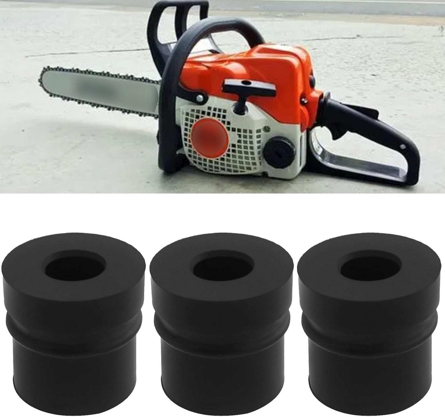 Be in Your Mind 4PCS Anti-Vibration Rubber Mount Kit Chainsaw Vibration Damper Replacement Kit Compatible with Stihl 028 038 028WB 028AV MS380 Chainsaws image number 5