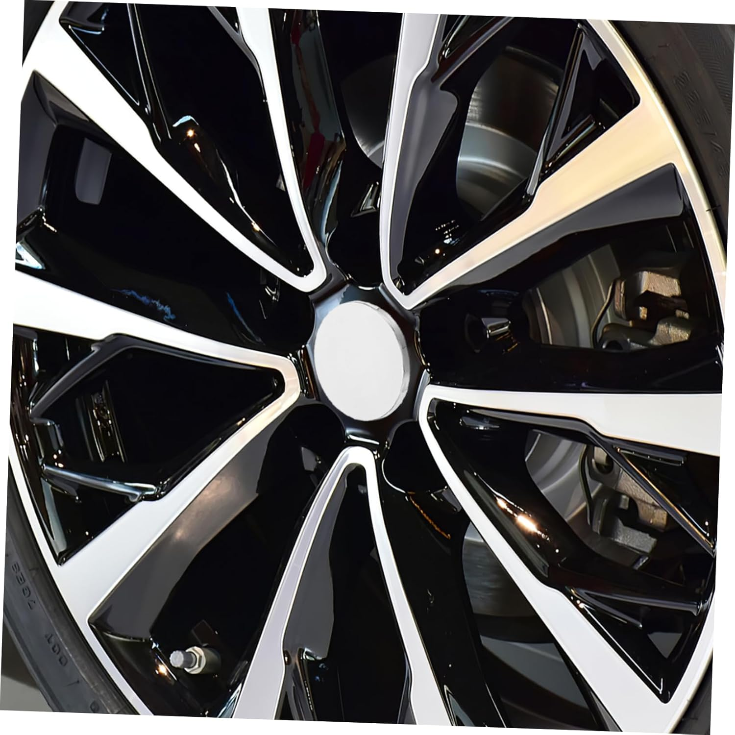 NULYLU 4 Pcs Wheel Center Caps for Car Rim Hub Covers Chrome Replacement Caps for Suvs Trucks and Rvs Versatile Stylish Automotive Accessories image number 1