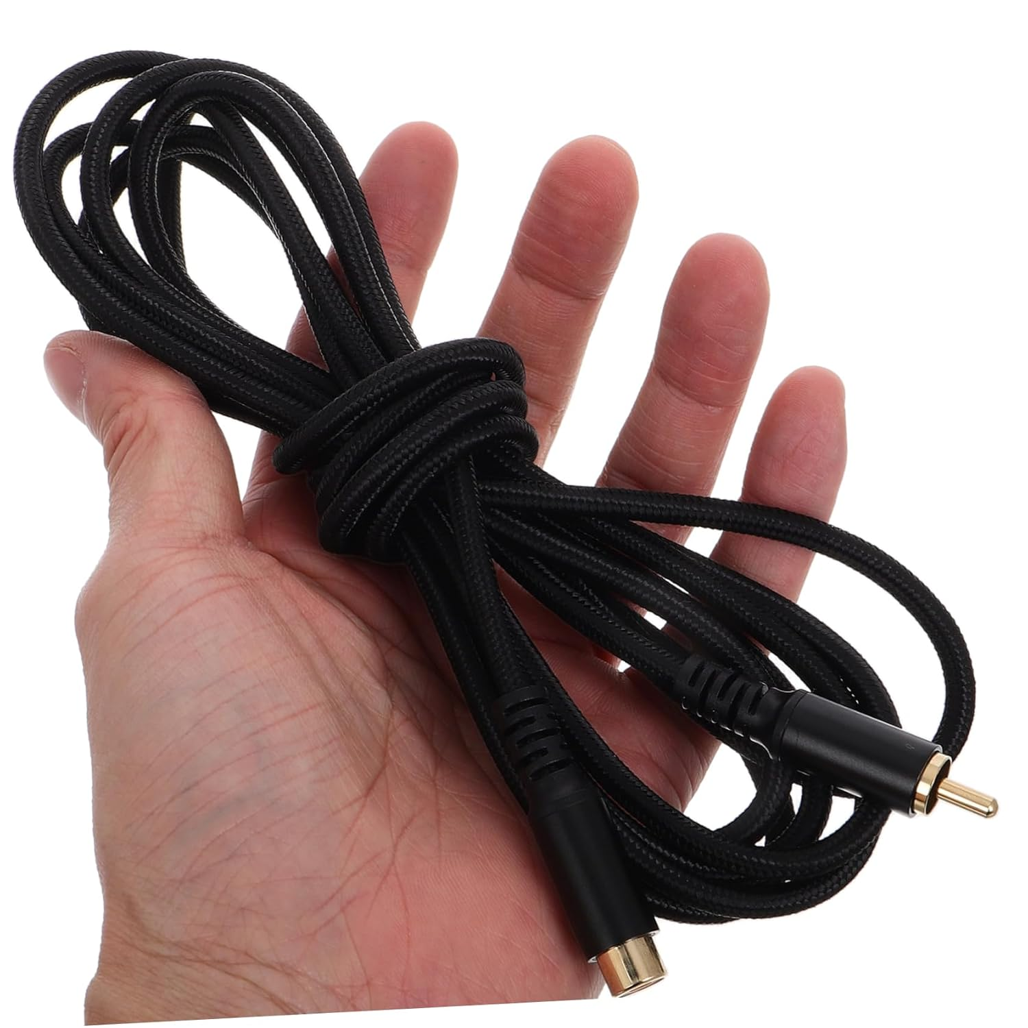 KICHOUSE Audio Cord Male to Female Stereo Cable Extension for Home Audio Video Equipment Dual Shielded Aluminum Alloy Shell