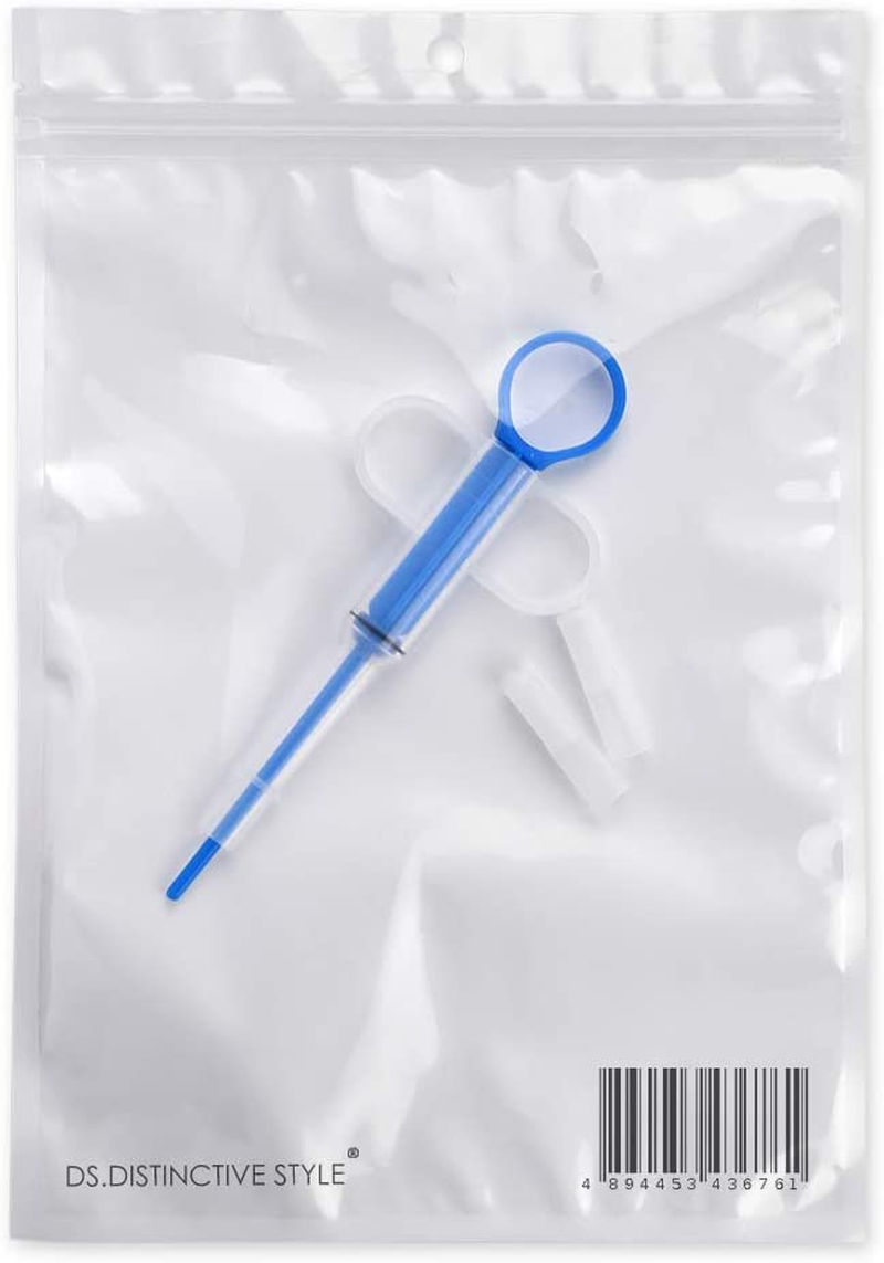 DS. Distinctive Style Pill Popper for Cats with Soft Tips Pet Pill Feeder Saving You from Being Bitten Medicine Feeding Dispenser Tool for Puppies - Blue image number 2