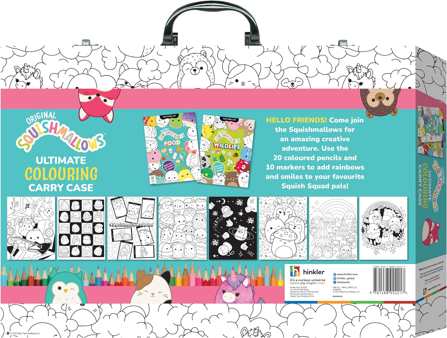 Kaleidoscope Colouring Squishmallows Carry Case image number 3