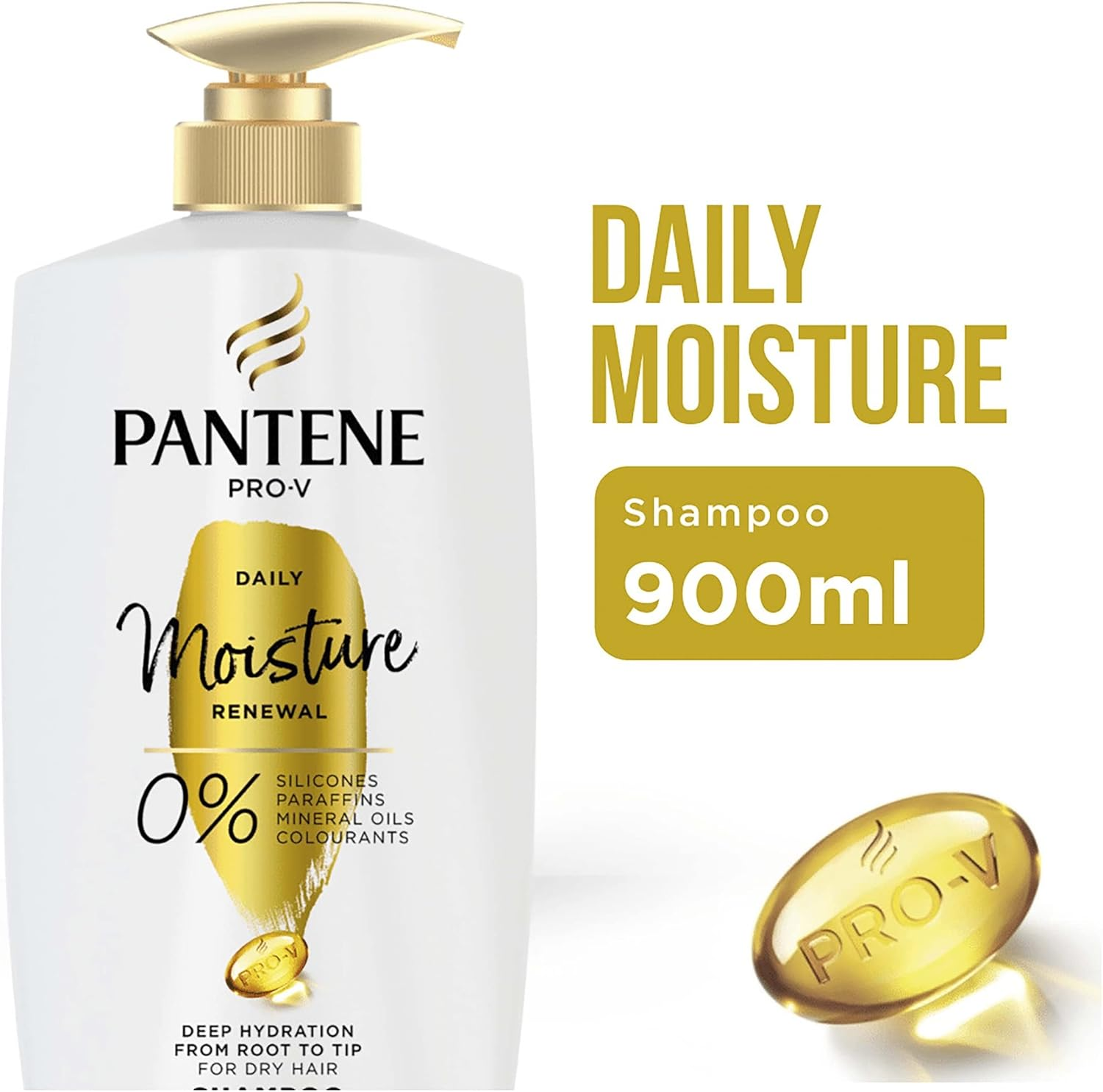 Pantene Pro-V Shampoo Ultimate 10 Repair & Protect 900Ml image number 2