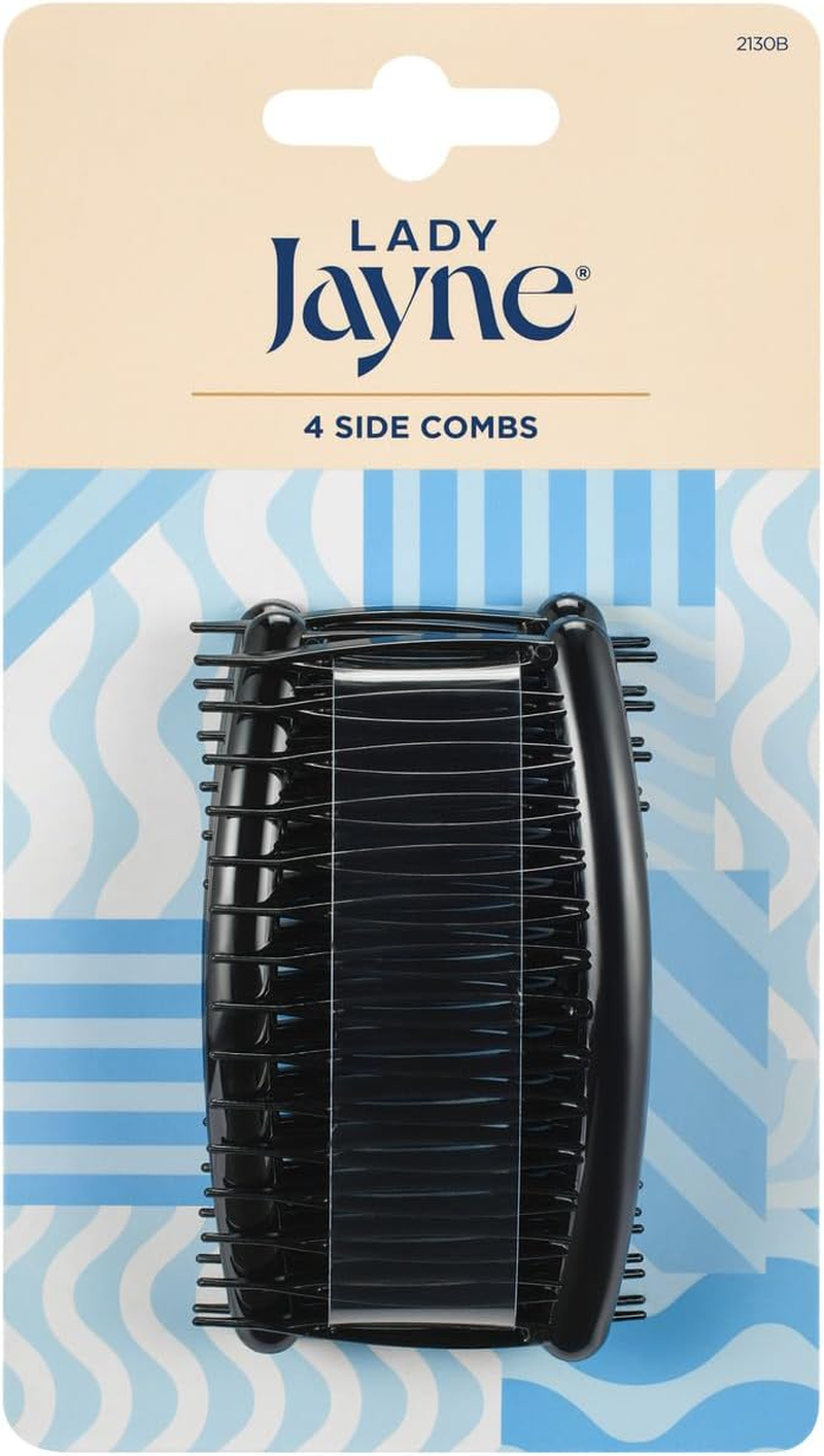 Lady Jayne Side Comb Black Pack 4 image number 1