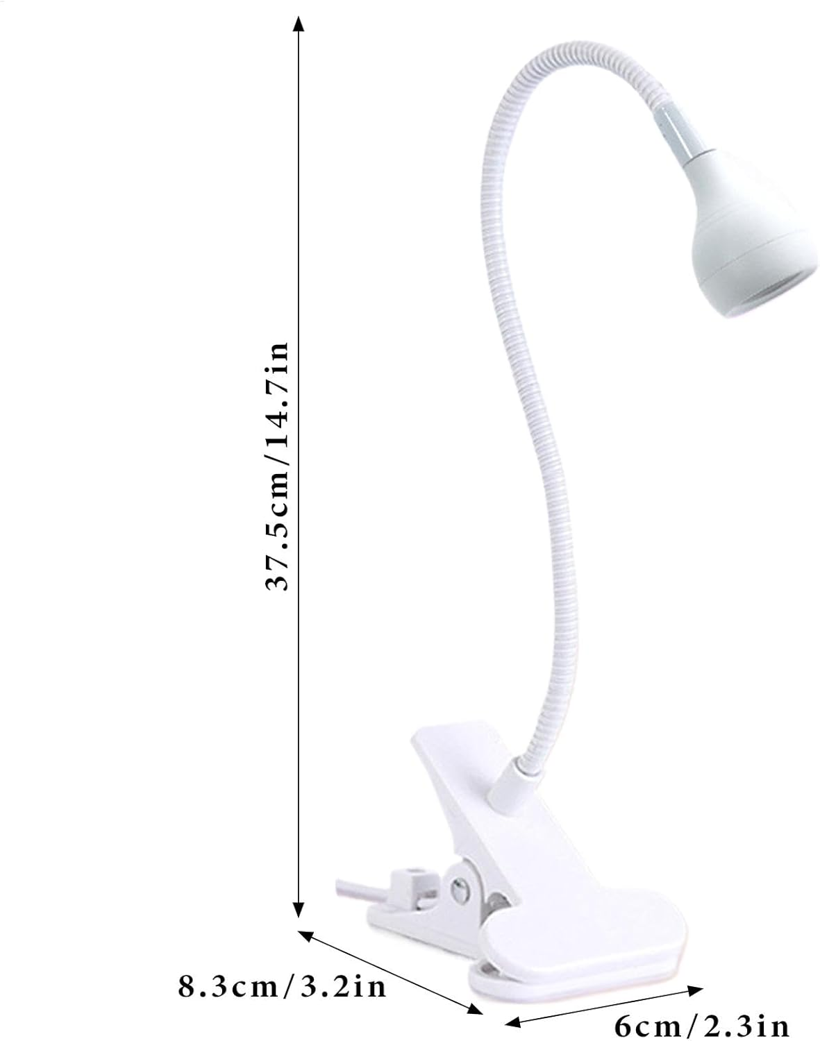 UV Light for Gel Nails - Clamp on Gooseneck UV Light for Nails,Small USB UV Lamp, Manicure Dryer, Home Salon Nail Accessories for Women Girls - Pink image number 5