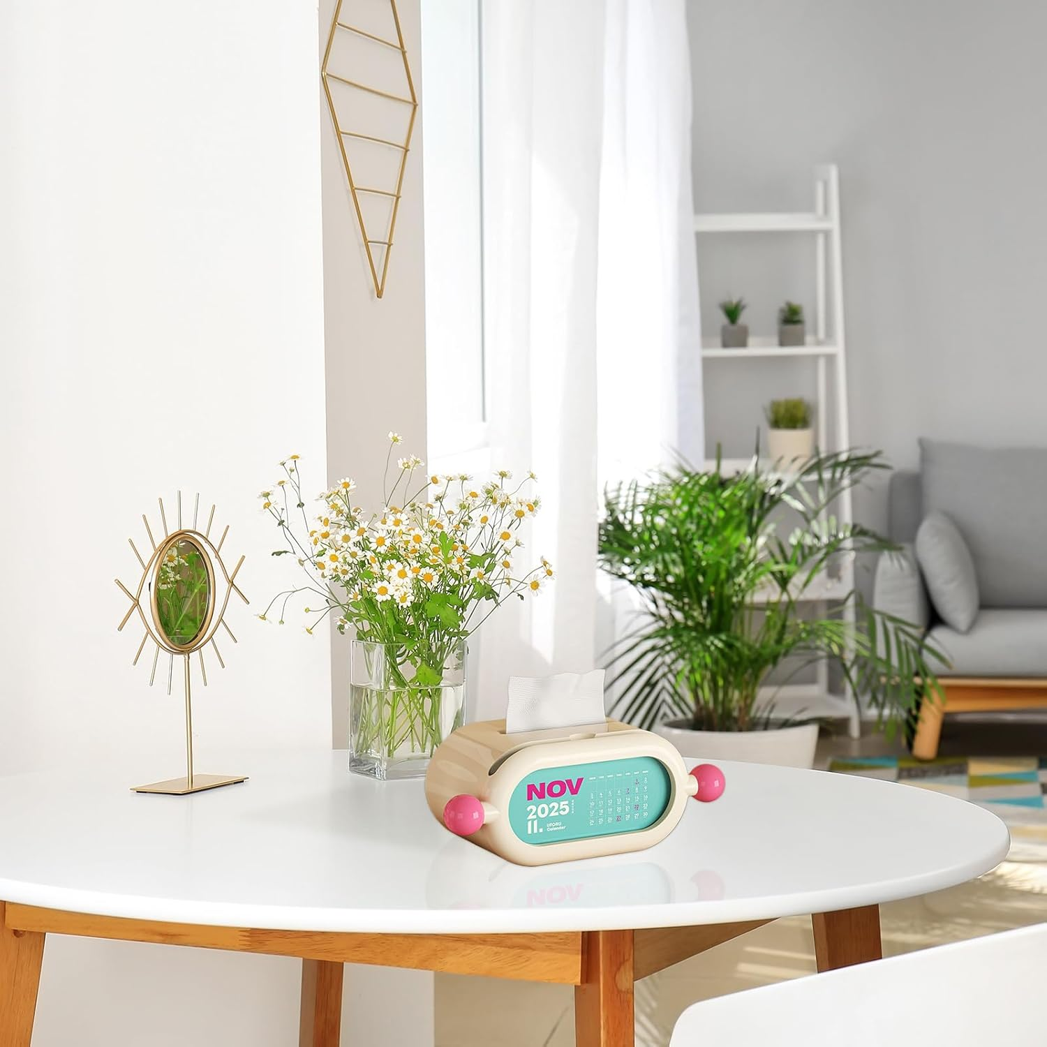 Wipes Dispenser Case,Inspirational Slogans Tissue Paper Dispenser | No Punch Desktop Large Tissue Holder Napkin Dispenser for Living Room, SUV, Home, Bathroom