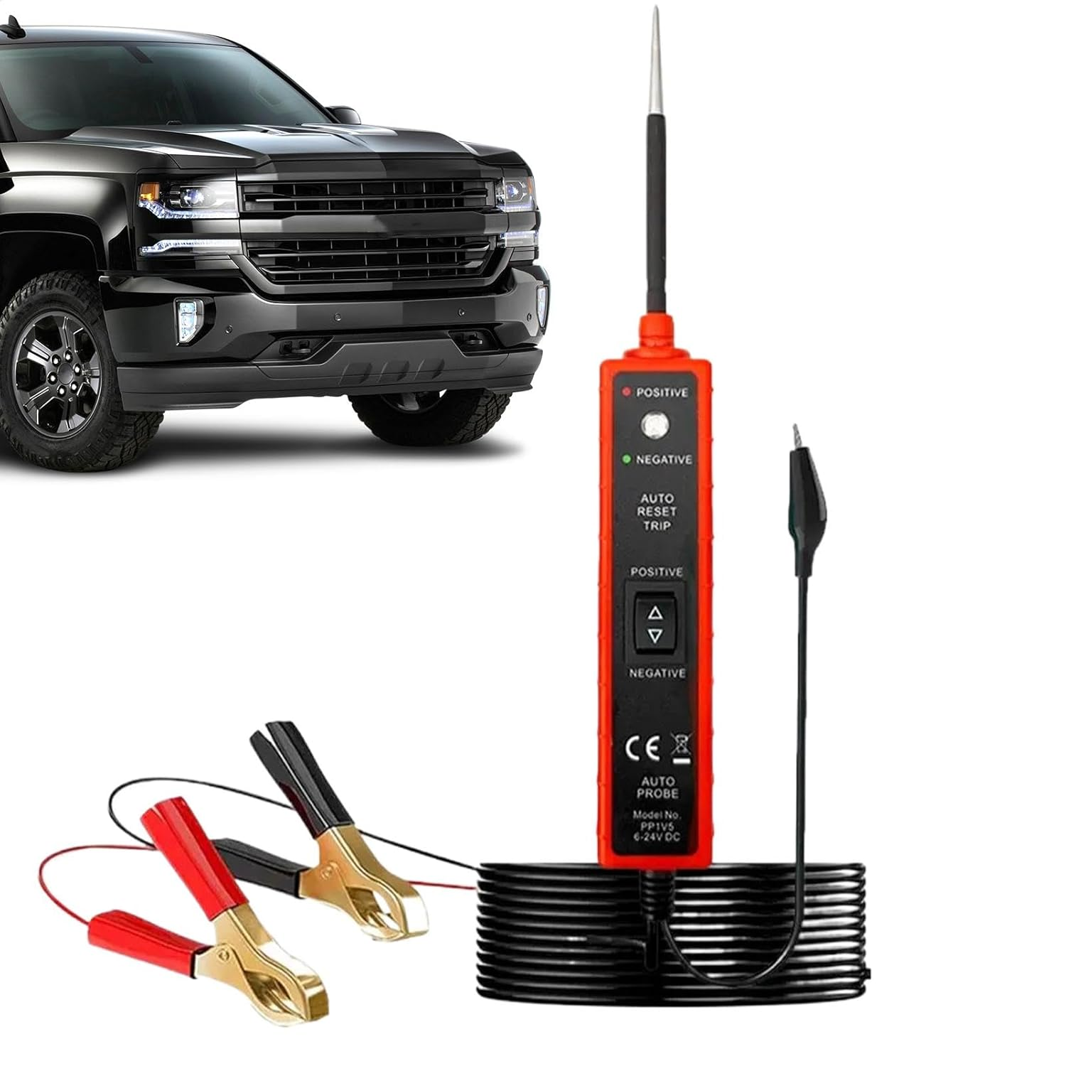 Power Circuit Probe Tester | Automotive Voltage Power Tester Probe 6V-24V - Short Finder Current Probe, Electrical System Tool Detector for Component Activation image number 3