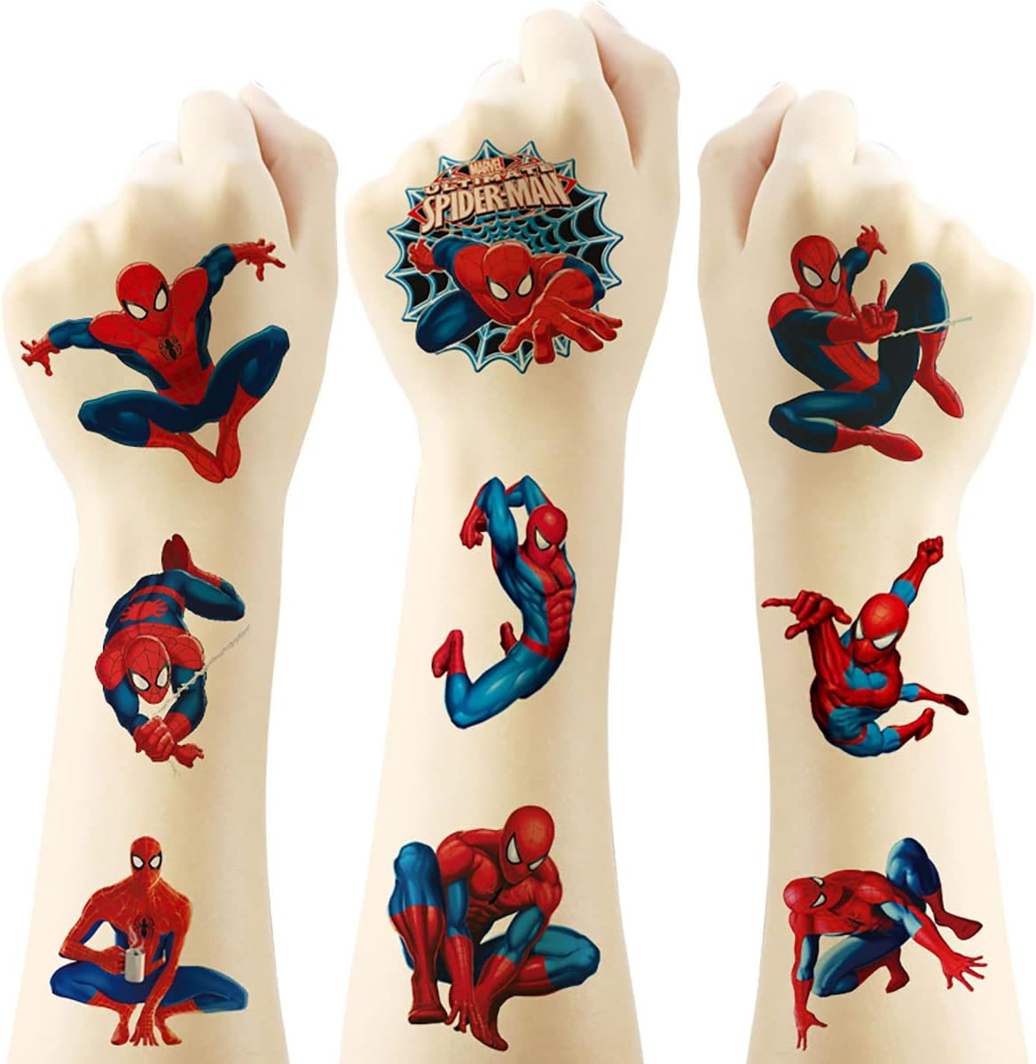 20Pcs Frozen Temporary Tattoo Stickers for Birthday Party Supplies Favors Kids Boys Girls School Rewards Gifts(5 X 5Cm)