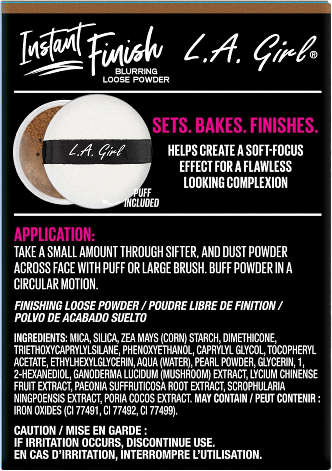 L.A GIRL Instant Finish Blurring Loose Matte Powder TAN GLP732 image number 1