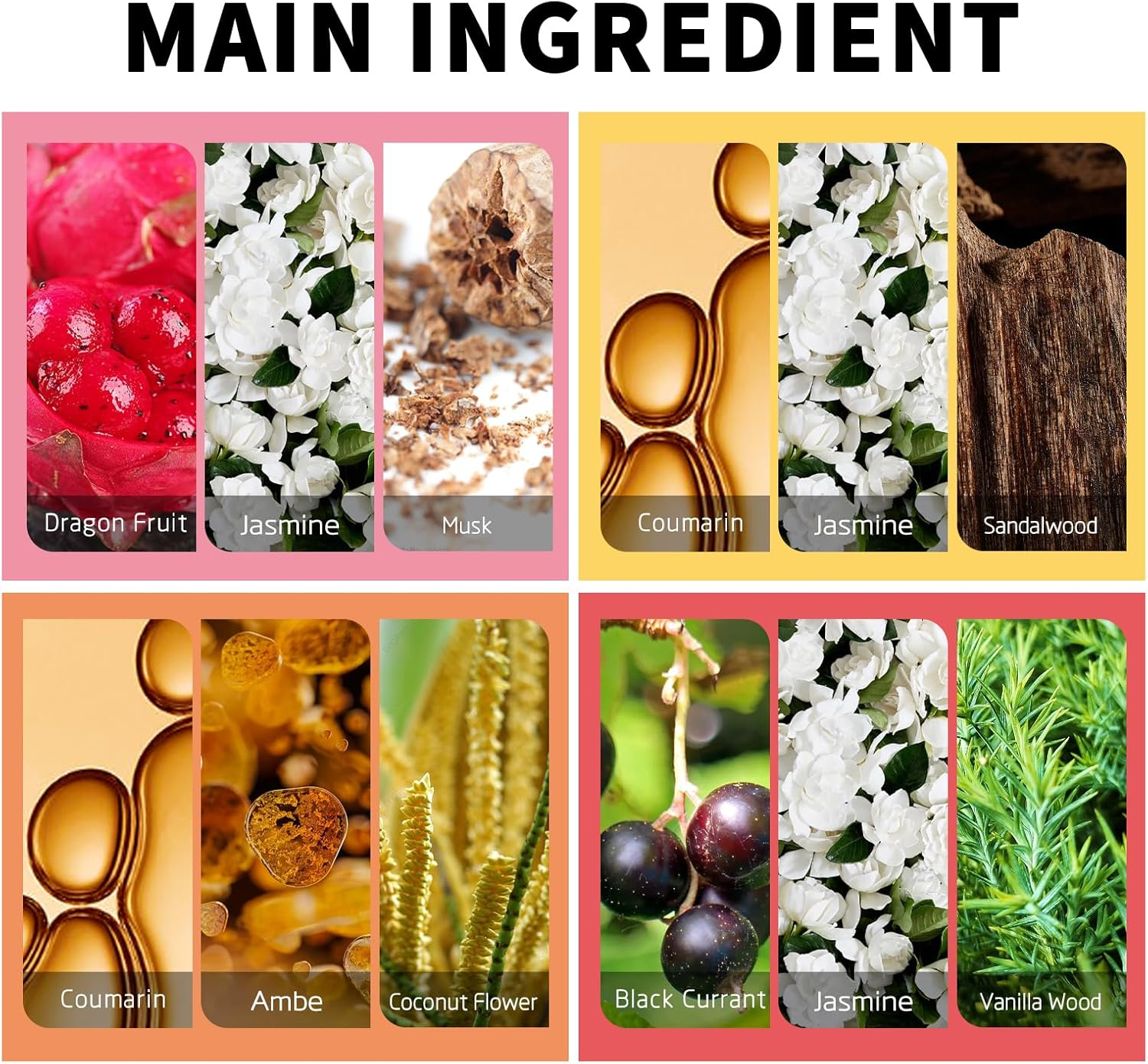 Brazilian Perfume for Women - Dragon Fruit & Jasmine Body Mist, Long-Lasting Floral Fragrance for Date Night, Enhances Confidence & Intimacy, Natural Non-Irritating Vegan Formula (3 Pieces) image number 3