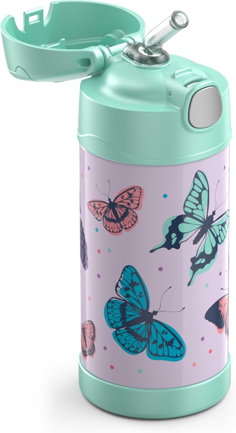 355Ml Funtainer&reg; Vacuum Insulated Drink Bottle - Butterfly Frenzy image number 2