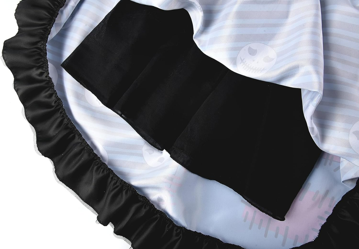 Relibeauty Rainbow Dress Skeleton Costume Kids Christmas Costume for Girls,Blue image number 4