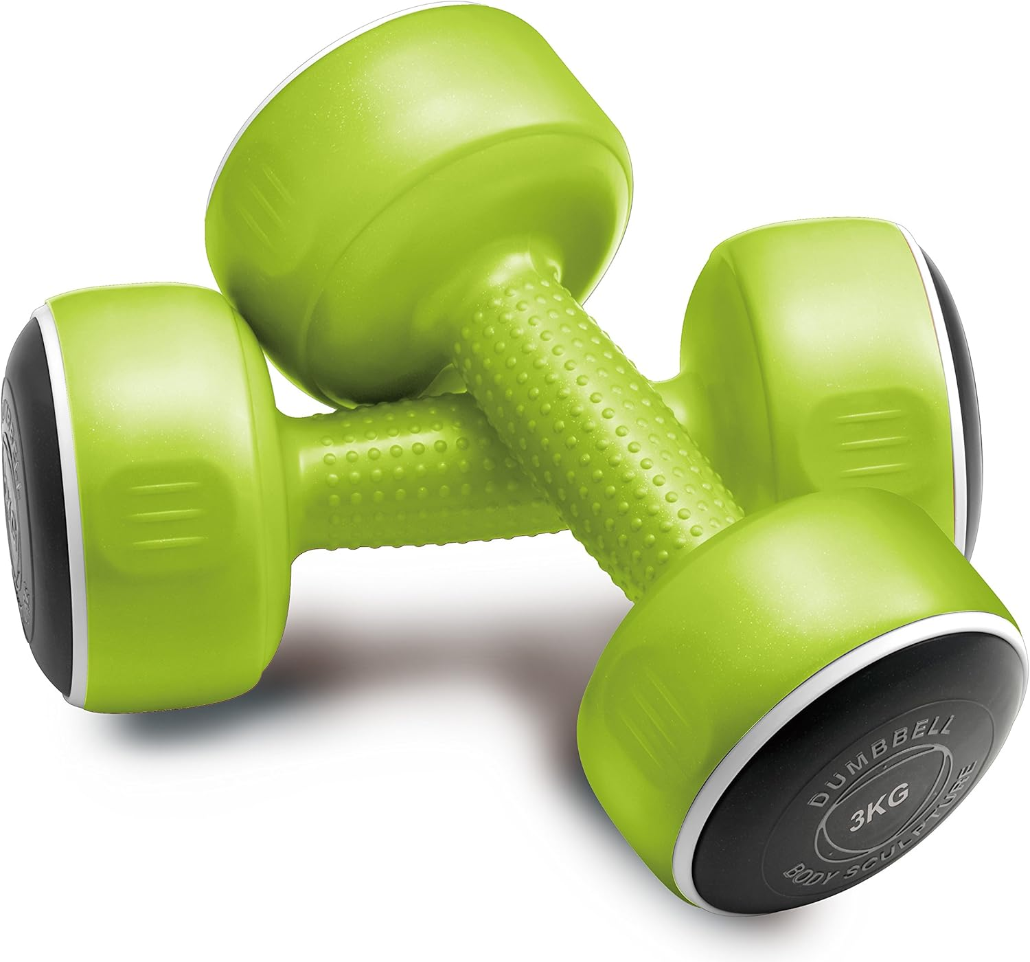 Body Sculpture Smart Dumbells 2 X 3 KG (6 KG Pair),Green image number 0