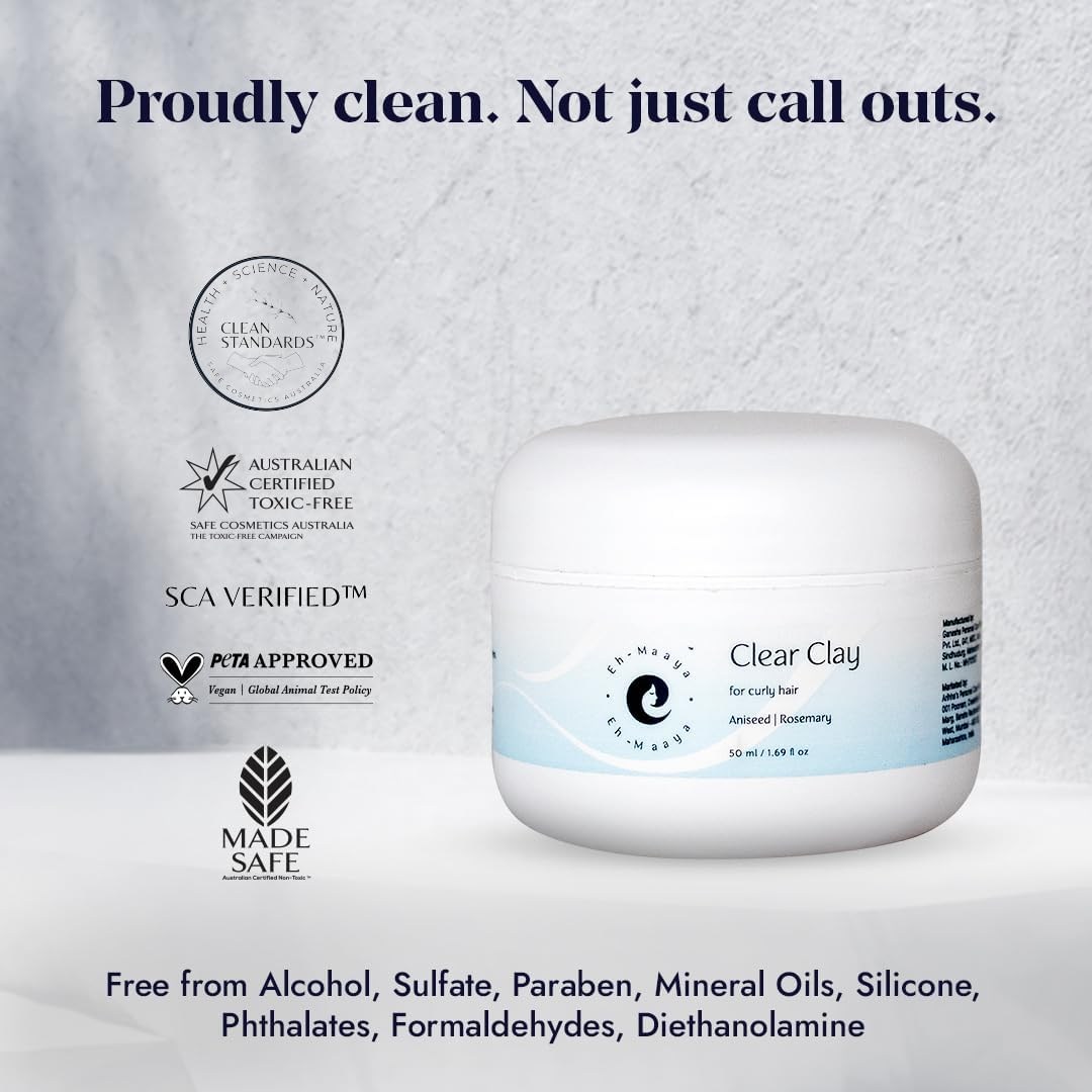 Clear Clay &ndash; Curly Hair Mask (50 ML) image number 3