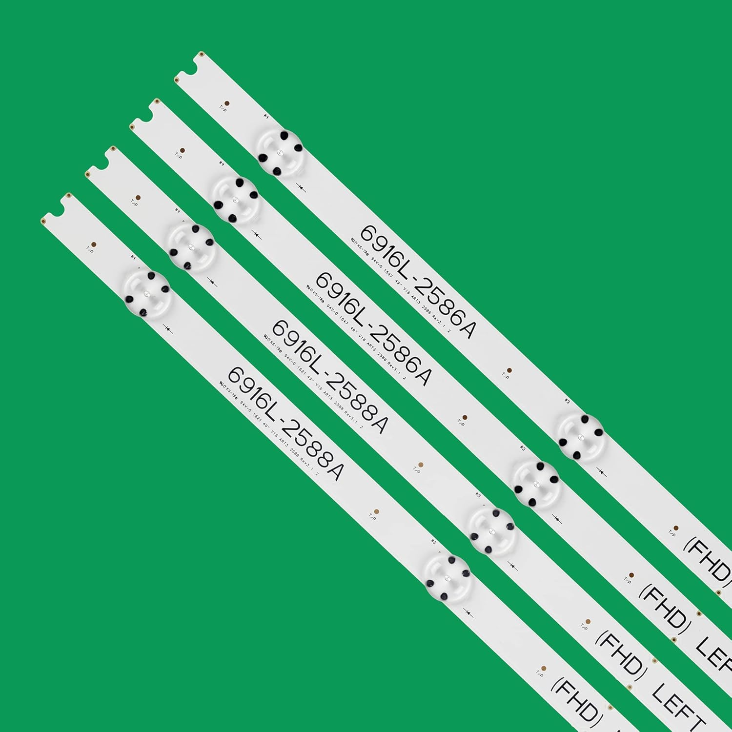ALMVIS LED Backlight Strip 49LH5700 49LH6000 49LH6000-DB 49LH6000-SB 49LH6000-UB 49LH6600 49LH6610 49LH6680 49LH6600-NB 49" V16 ART3 LED TV Light(2 Set)