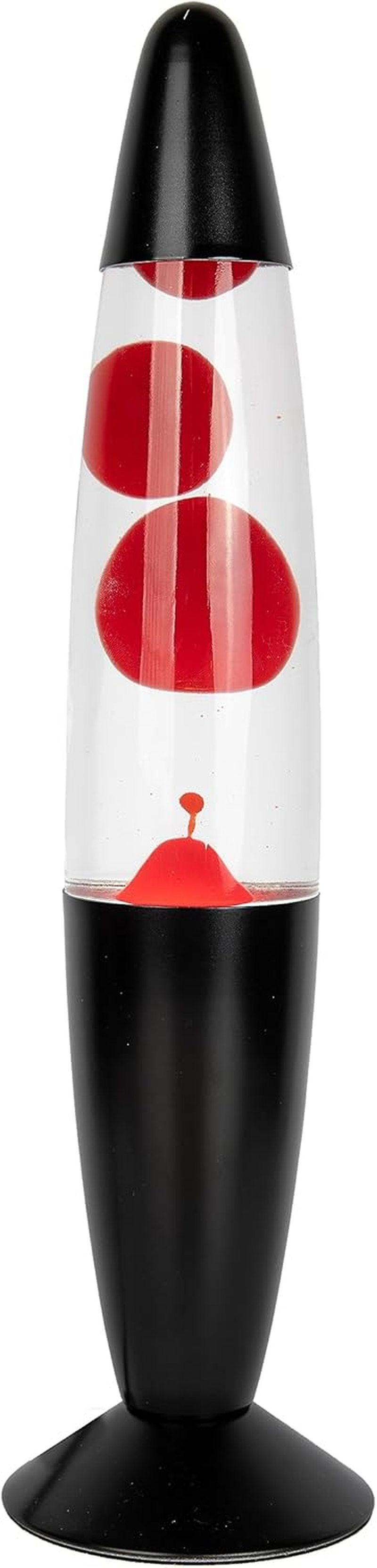 Fisura GIFTMARKET - Red and Purple Lava Lamp. Bedside Lamp with 2 Lights Included. Nice Teen Gift Retro Lamp 34 X 8.5 Cm.
