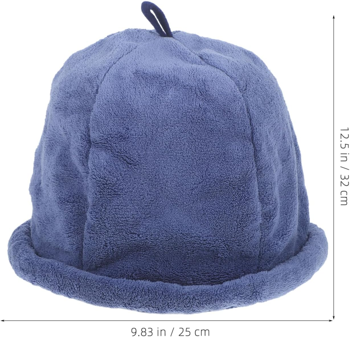 Ipetboom Felt Sauna Hat Coral Velvet Fisherman'S Cap Large Xl Wool Sauna Hats Pirate Cap Men'S - Blue image number 4