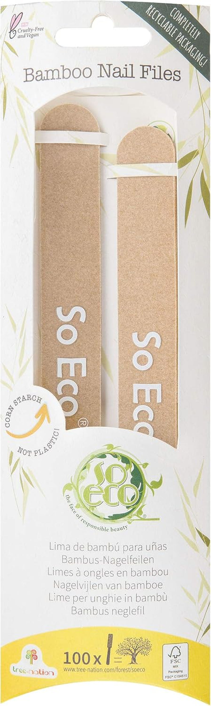 So Eco 2 Bamboo Nail Files image number 2