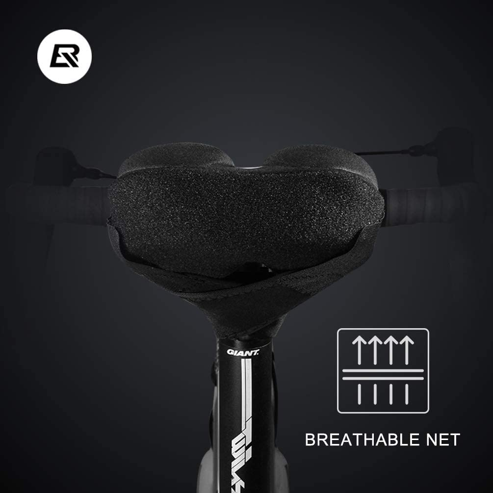 ROCKBROS Bike Seat Cover Gel Comfort Bicycle Saddle Soft Cushion Breathable for Road Mountain Bikes image number 3
