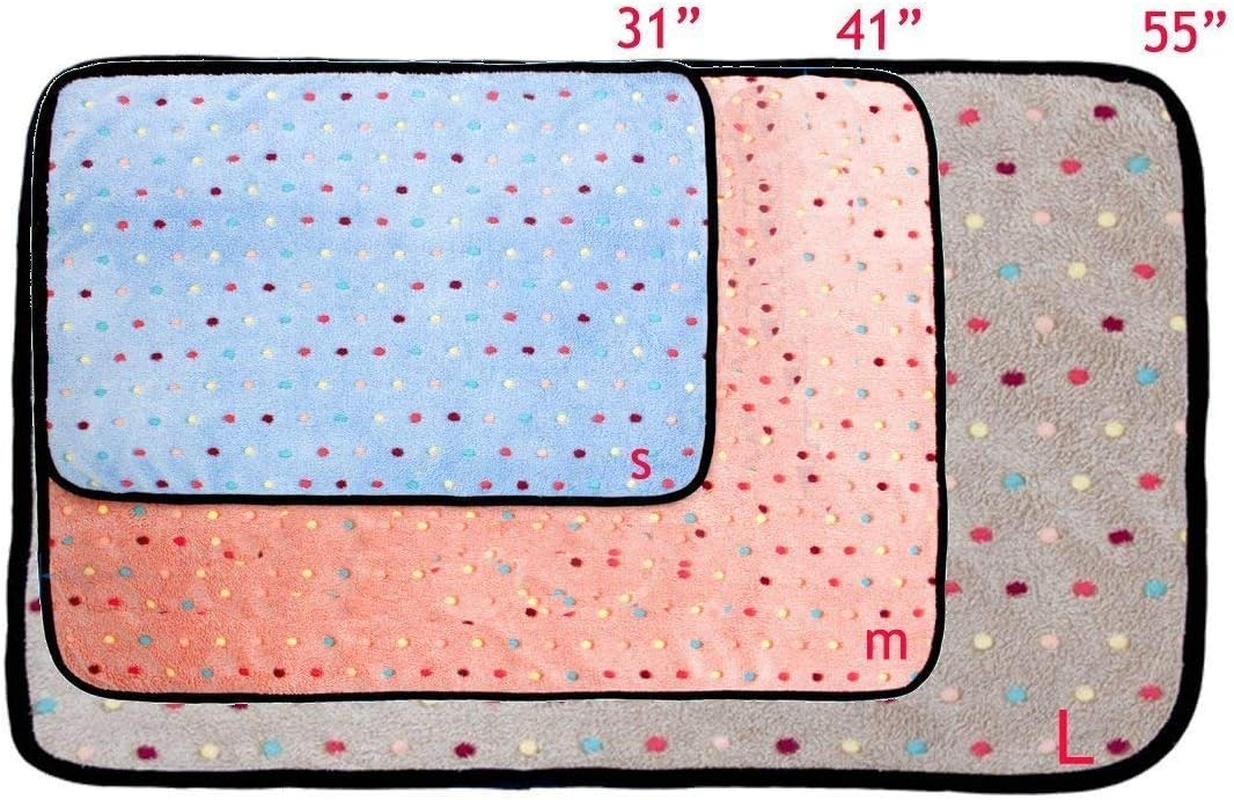 PAWZ Road Pet Dog Blanket Fleece Fabric Soft and Cute Gray S