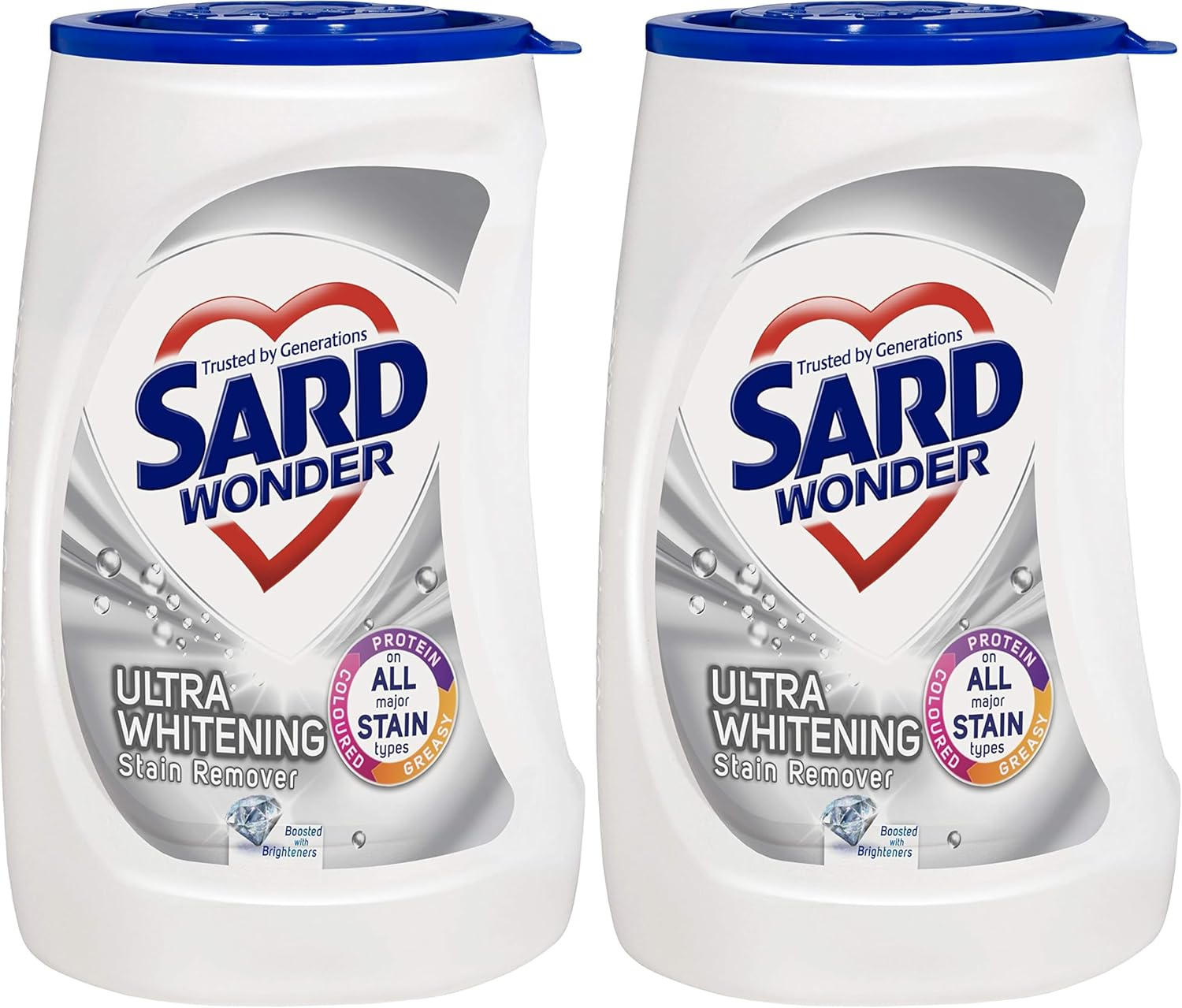 Sard Ultra Whitening Stain Remover Powder, in Wash Booster, Antibacterial Soaker, 1Kg (Pack of 2) image number 3