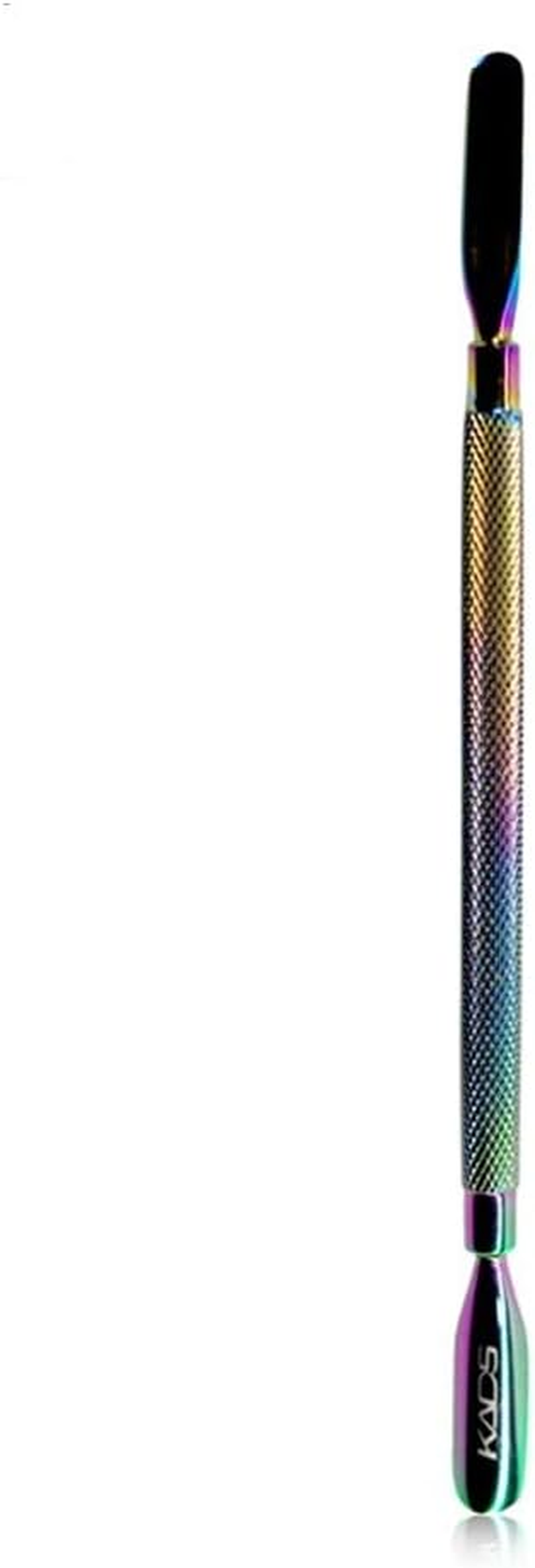 Rainbow Stainless Steel Nail Cuticle Pusher Double Ended Cuticle Remover Cleaner Manicure Pedicure Tool image number 4