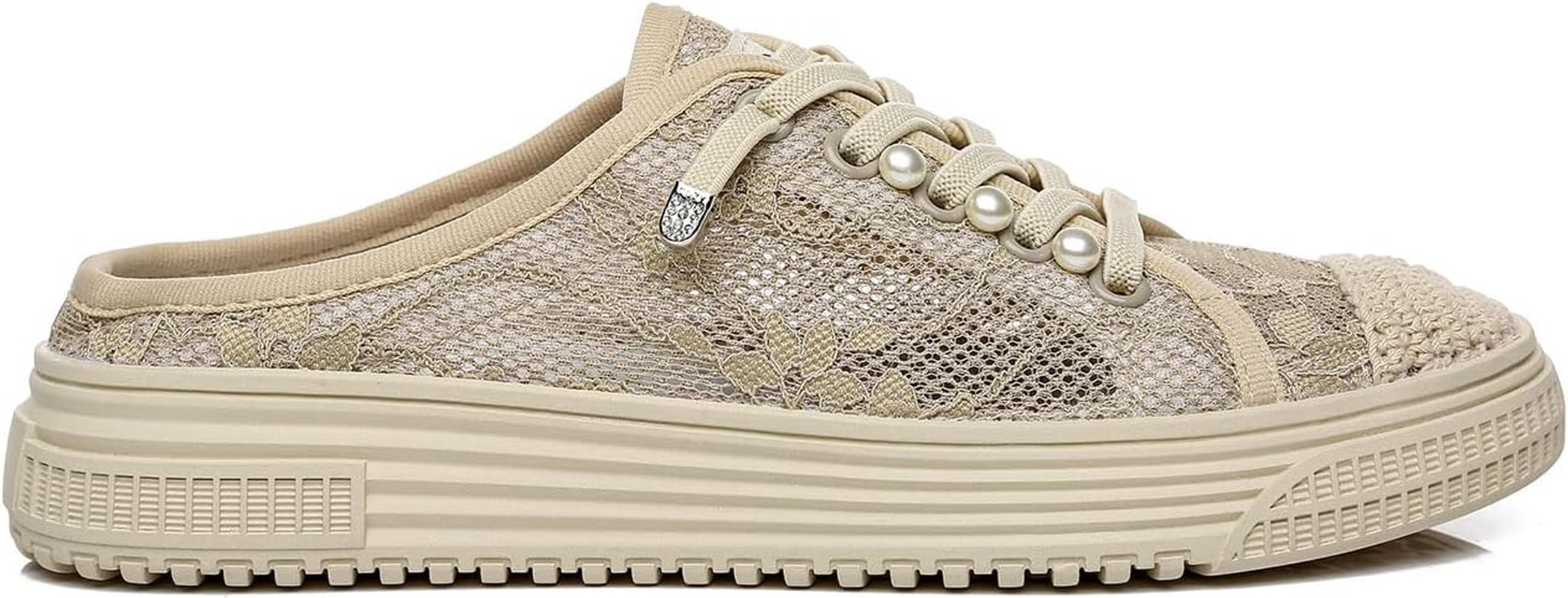 Tarramarra Women Sneakers Slides Crochet Detailing Nonslip Platform Shoe Julissa