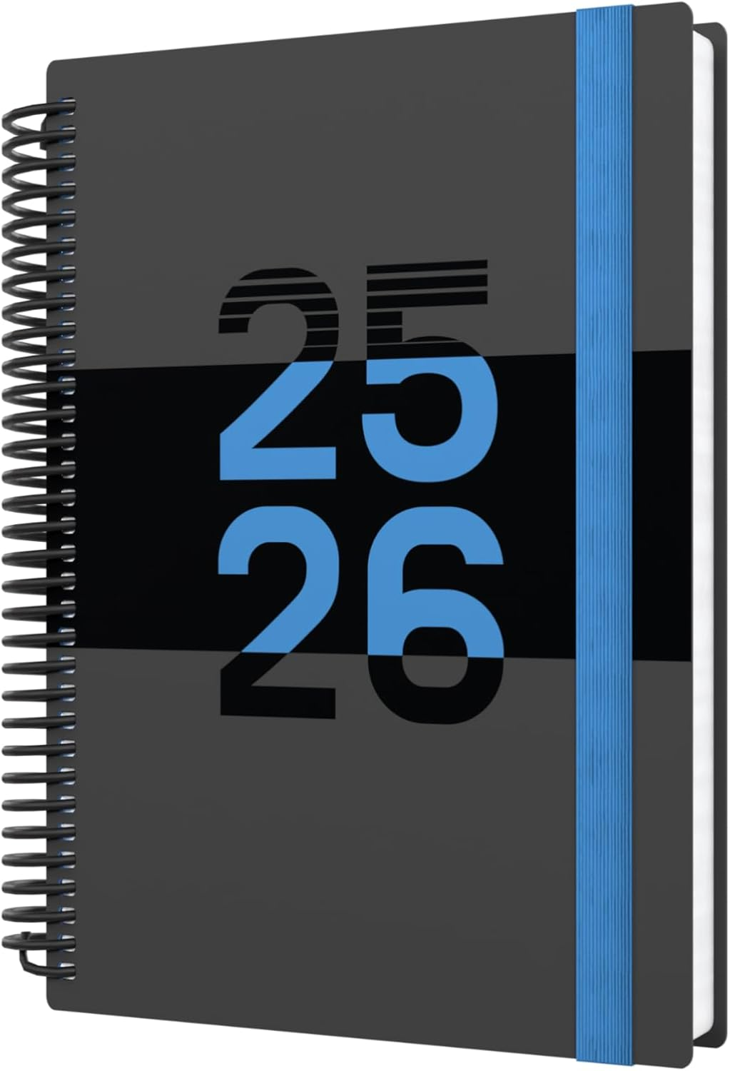 Collins 'Delta' 14 Month Mid/Academic Year Planner, July 2025-August 2026 Day-To-Page Appointments Diary, A5 Wiro Bound Cover, Yellow