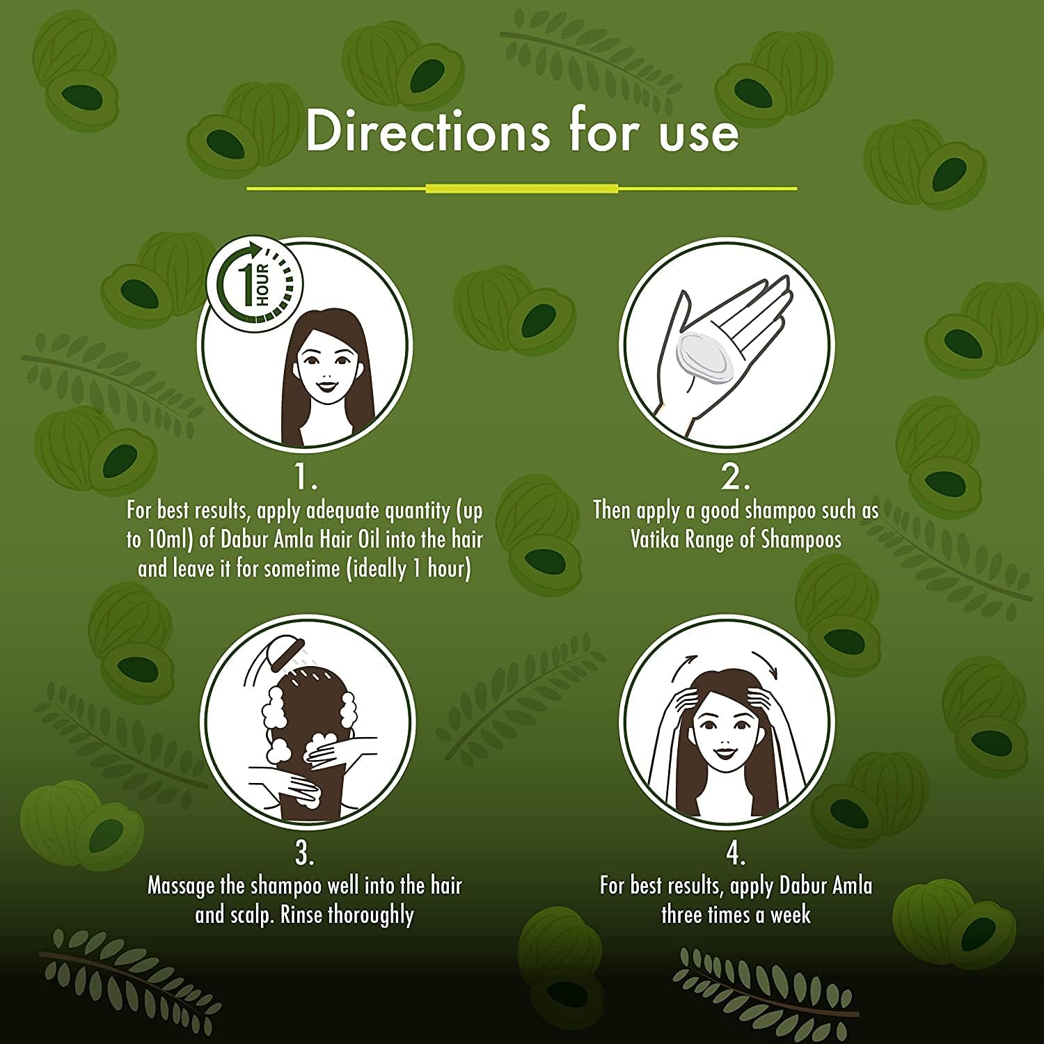 Dabur Amla Hair Oil, 300 Ml image number 6