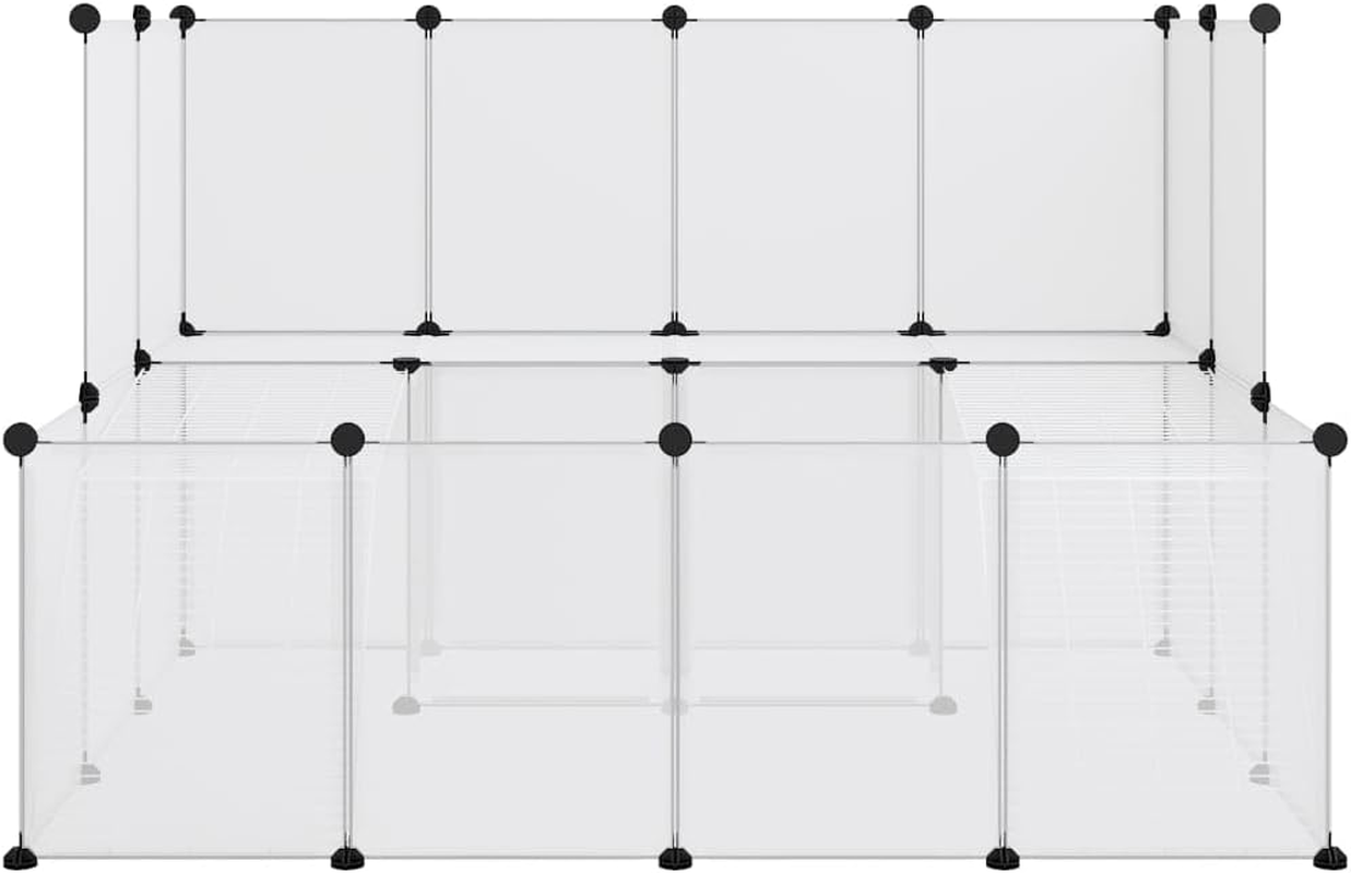 Small Animal Cage Transparent 143X107X93 Cm Pet Habitat Indoor Outdoor Enclosure image number 4