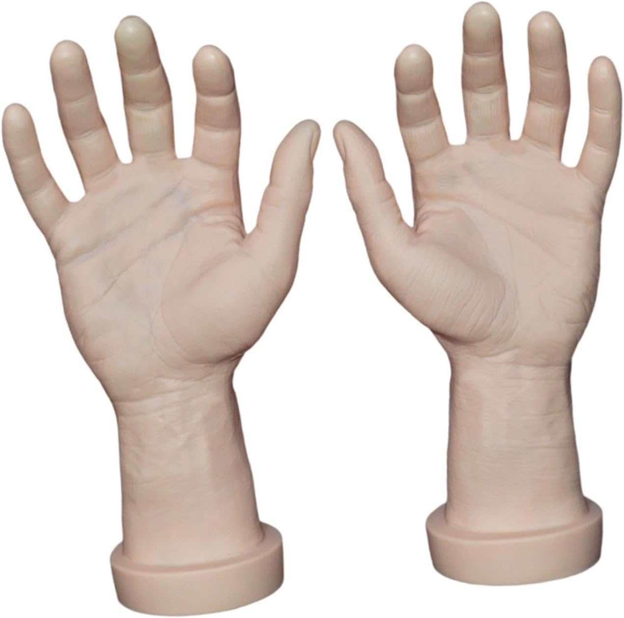 Generic 2X Left and Right Mannequin Hands for Nail Practice and Party Use , Skin, as Described