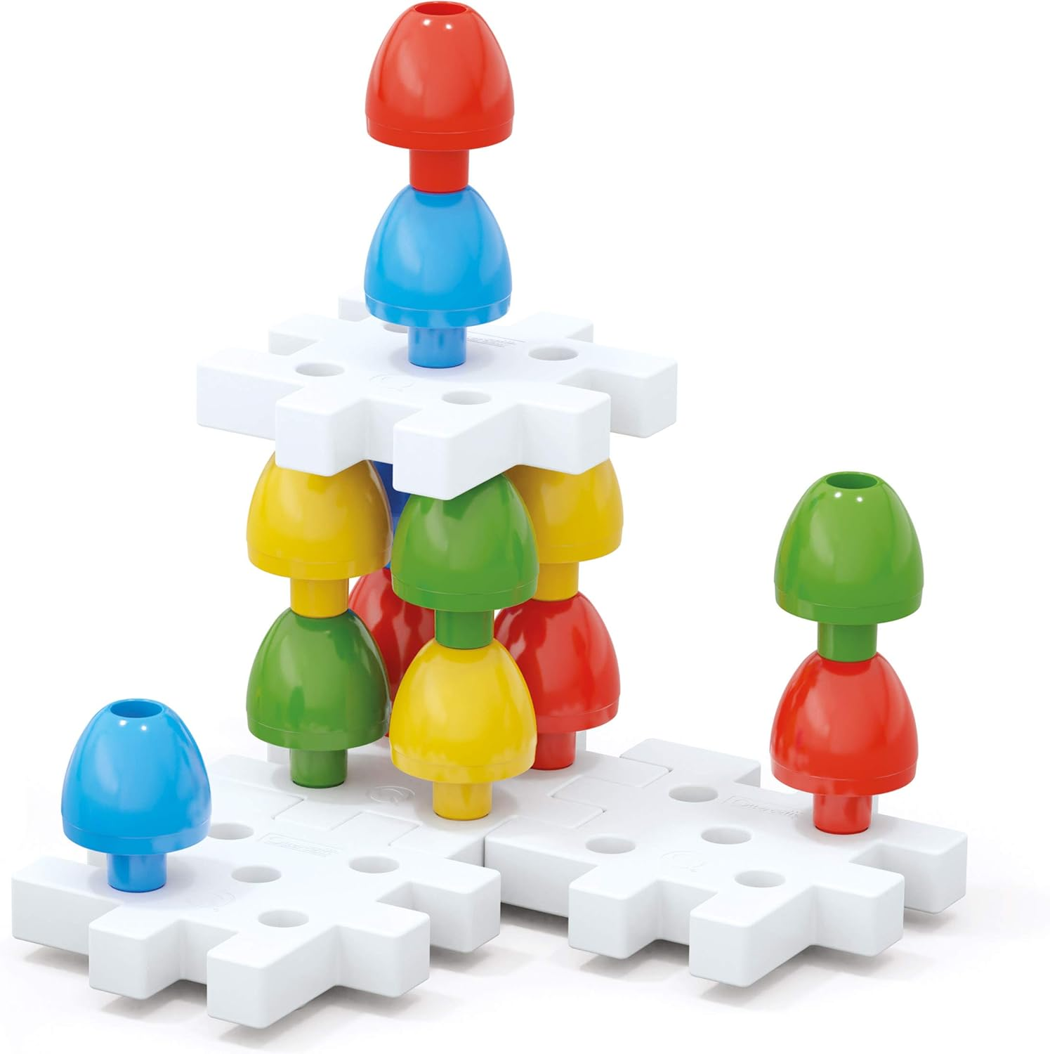 Quercetti 2270 Quercetti-2270 Jumbo Peggy-Early Learning Button Art Game Construction Plugging Toys image number 6