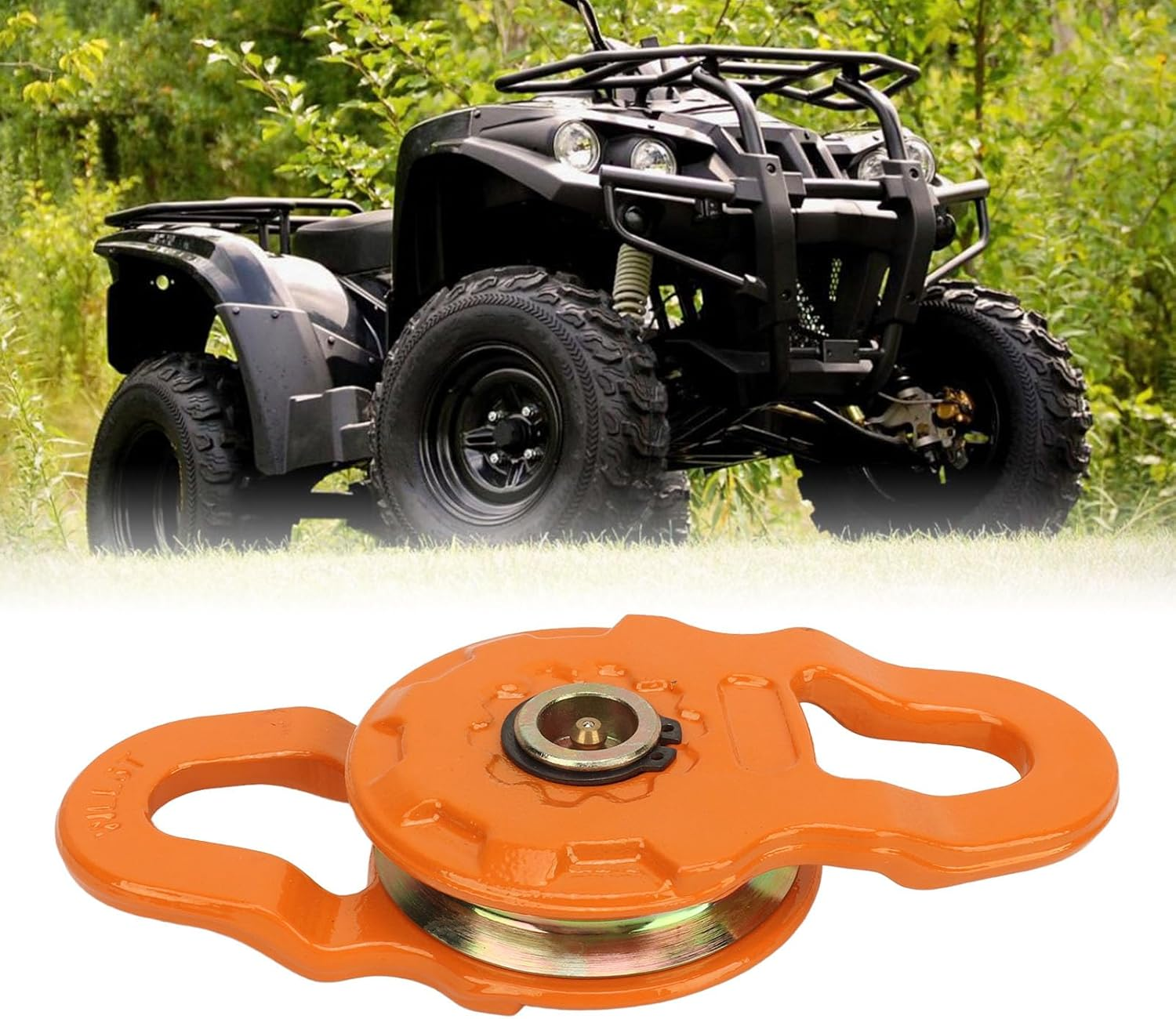 Snatch Block Heavy Duty 25000Lbs Minimum Break Strength 12500 Working Load Limit for Tractor Truck Utv image number 5