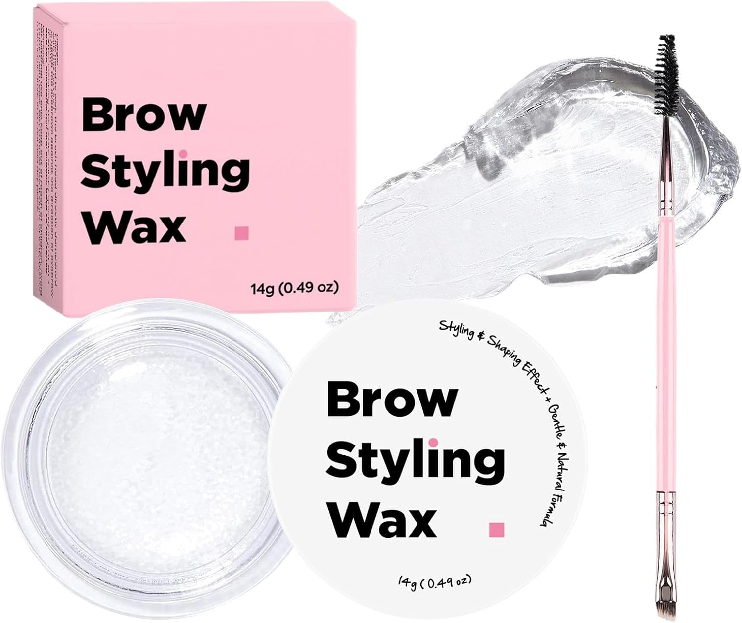 Eyebrow Gel,Long Lasting Clear Eyebrow Shaping Wax | Daily Use Eye Brow Lift Makeup Shaping Cosmetics for Women, Girlfriend, Mom image number 5
