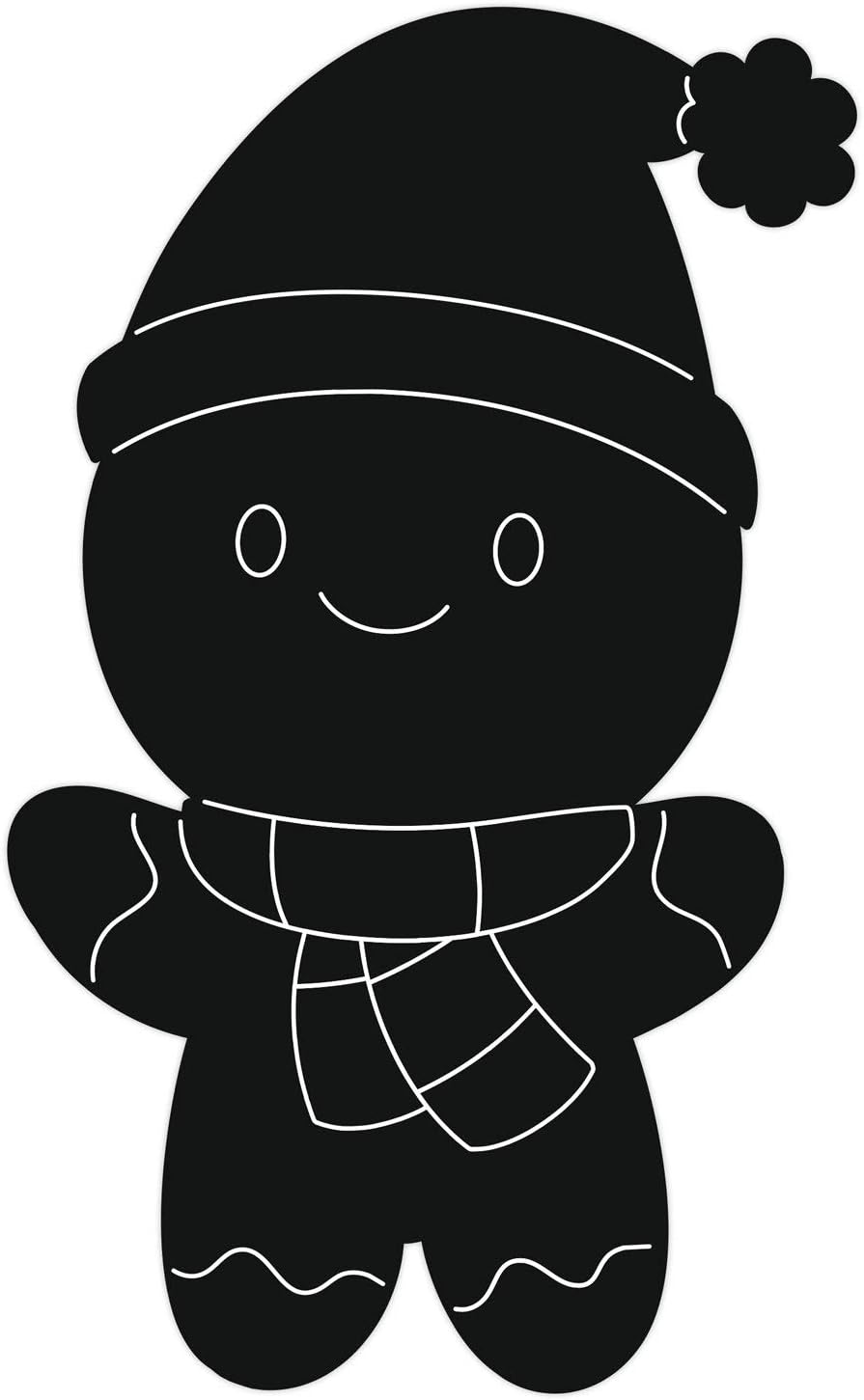 Ursus 24540004F - Magic Scratching Motifs Christmas, Black, with Rainbow Effect, 6 Sheets 250 G/M&sup2;, Includes 1 Bamboo Pen, Sticker Eyes and Scratching Instructions, Ideal as a Gift, Colourful image number 3