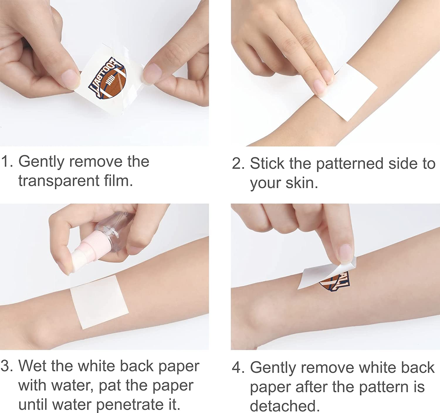 18 Sheets Temporary Tattoos for Adults and Kids Matte Temporary Tattoo Set Flamingo Tattoos image number 3