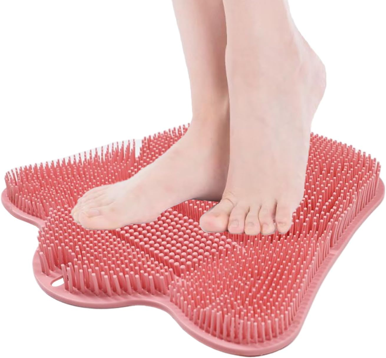 Suction Cup Foot Scrubbers | Silicone Foot Mat Shower Back Scrubber | Suction Cup Non-Slip Washer Scrub Pad Massage Tools for Dead Skin Heel Body Back Cleaning Tub Dorm Apartment